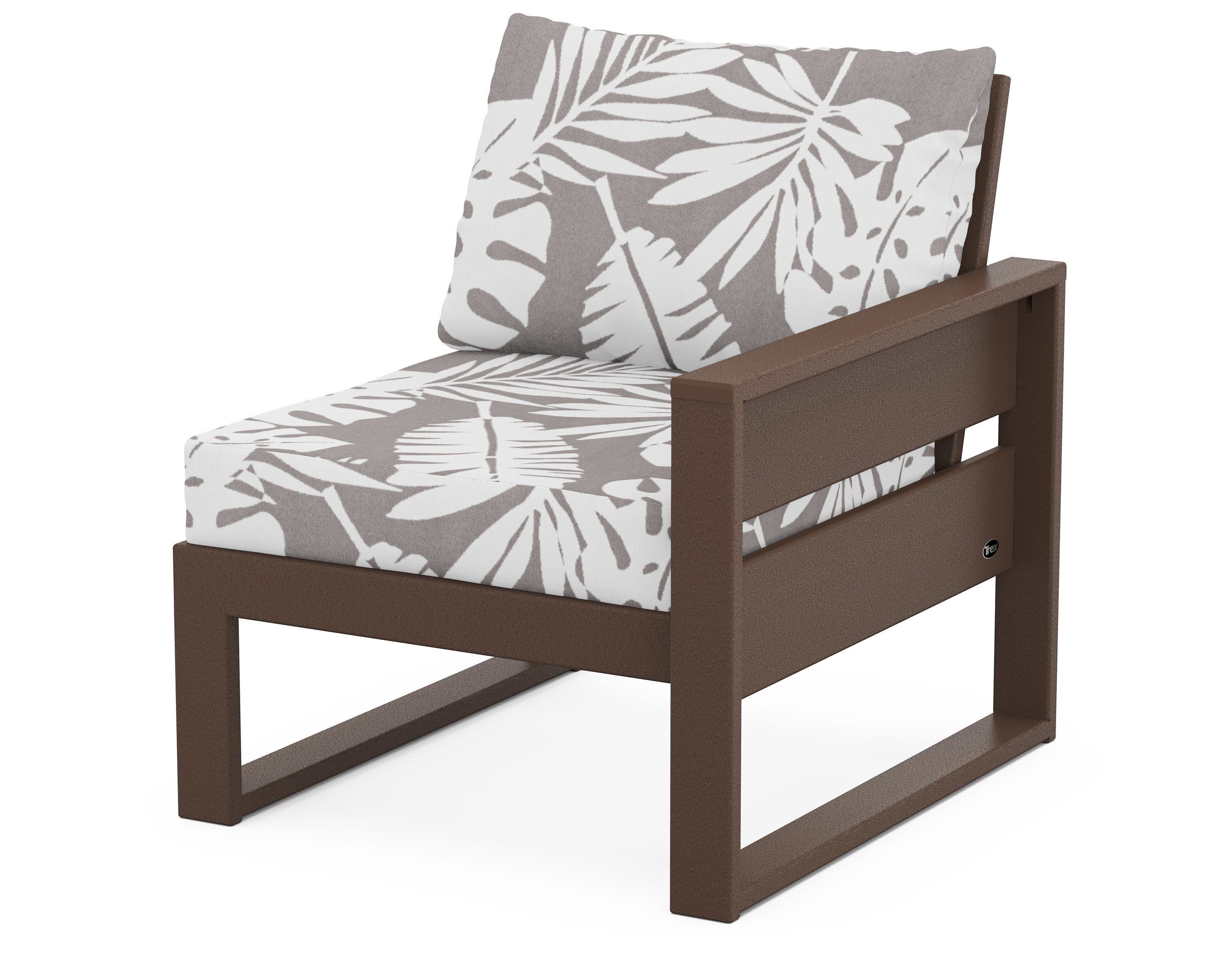 Eastport Modular Right Arm Chair in Vintage Lantern / Leaf Grey Mist