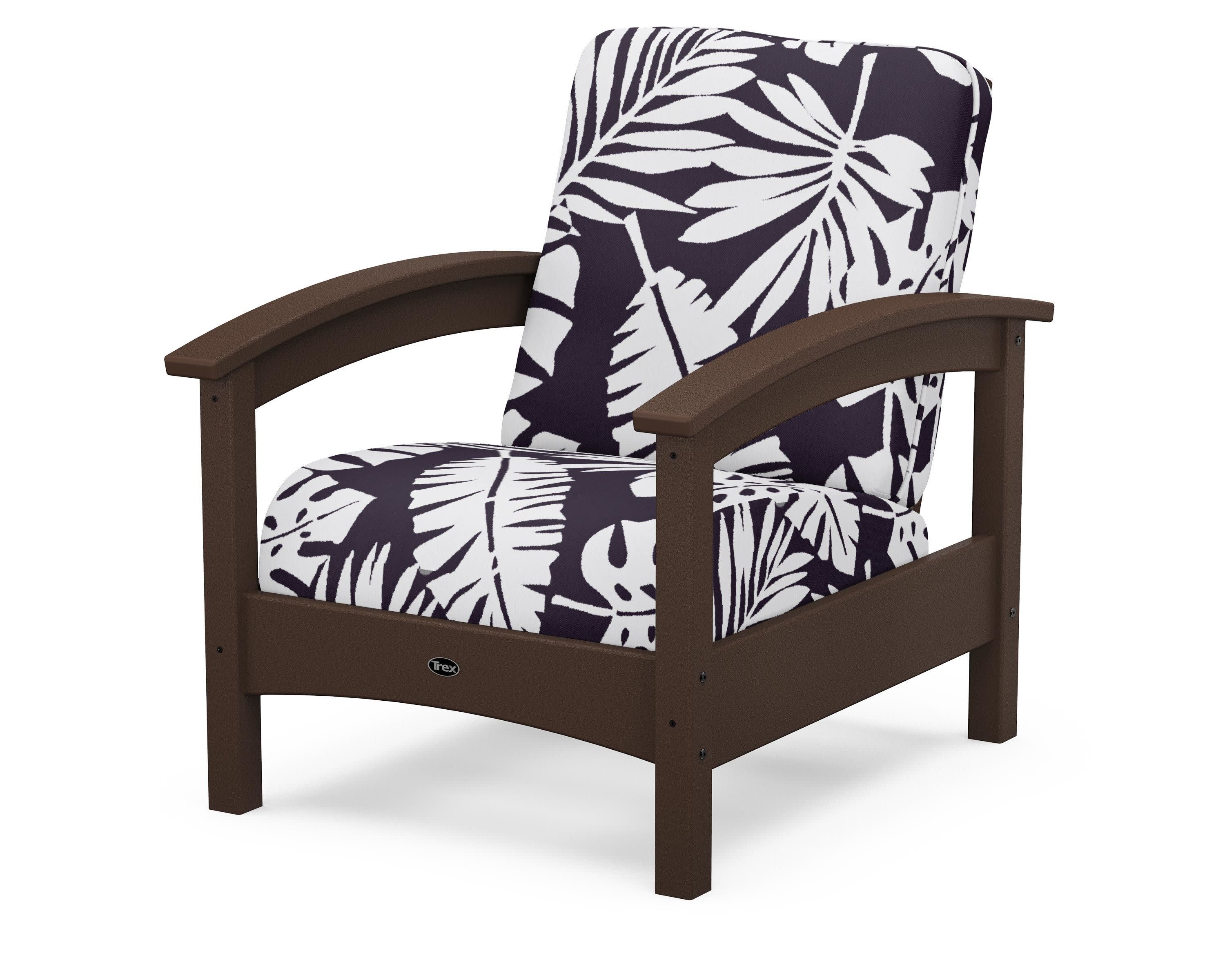Rockport Club Chair in Vintage Lantern / Leaf Navy