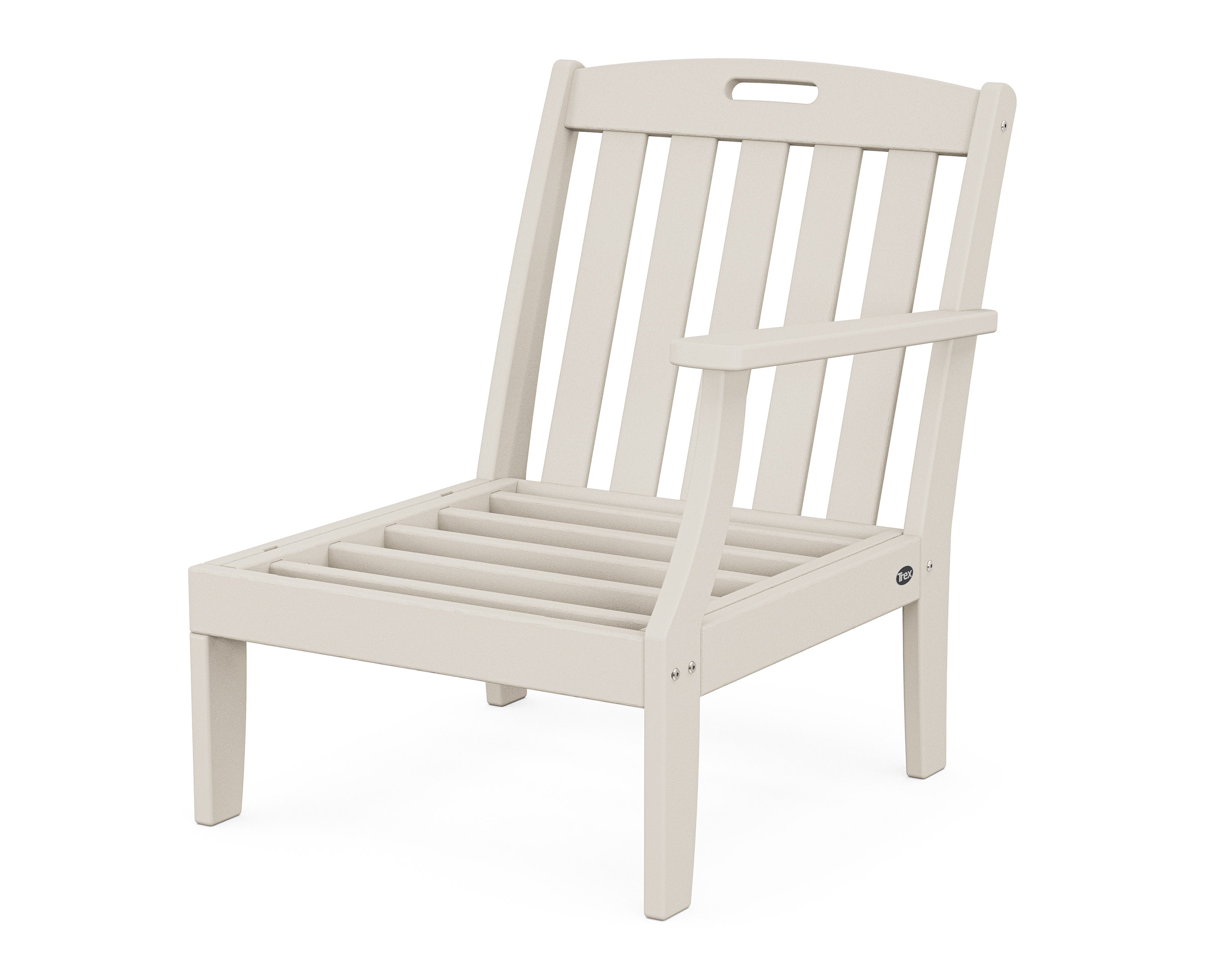 Yacht Club Modular Right Arm Chair Frame in Sand Castle
