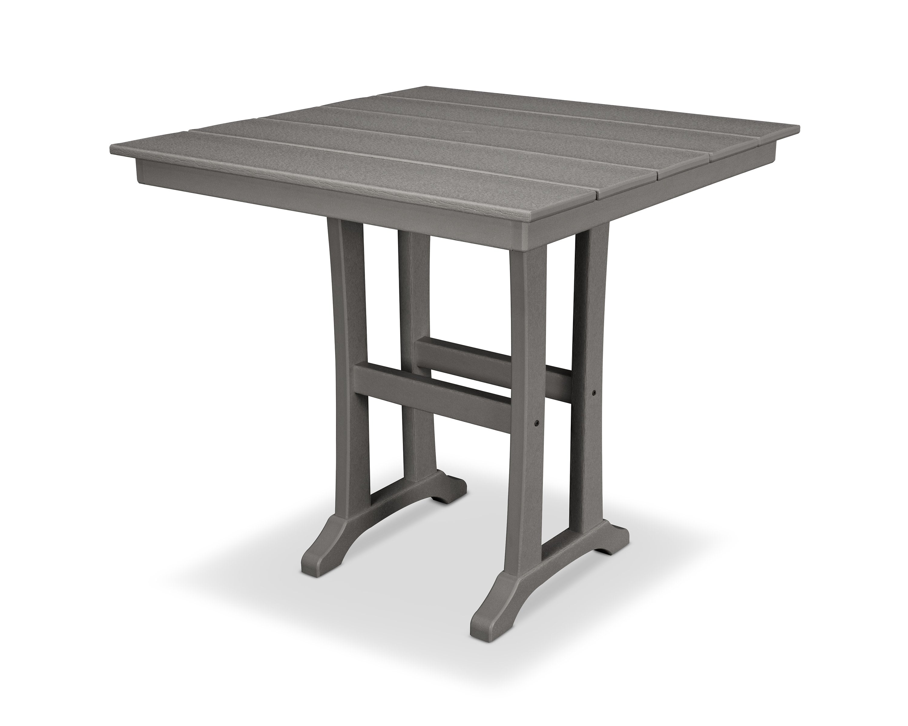 Farmhouse Trestle 37" Counter Table in Stepping Stone