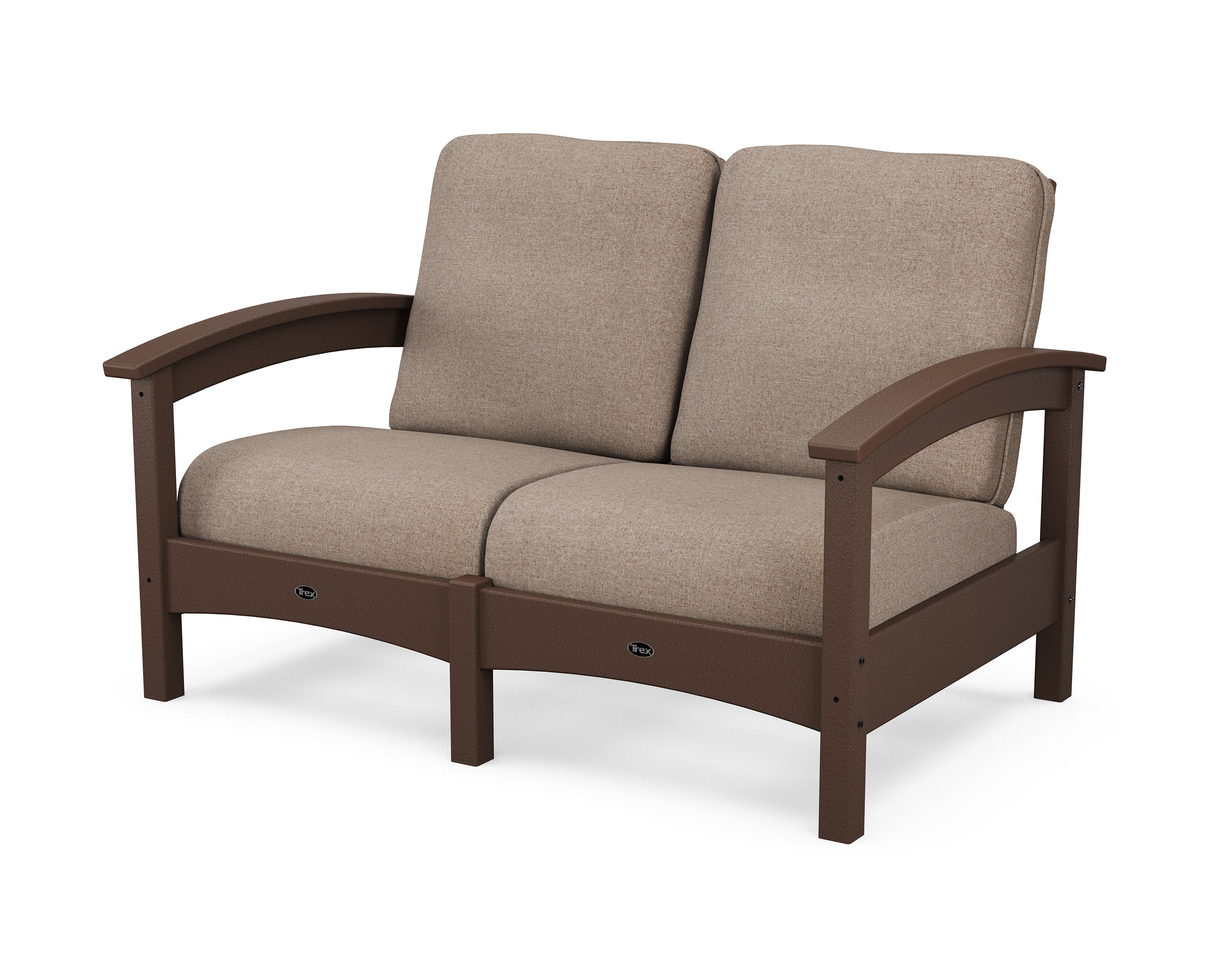 Rockport Club Loveseat in Vintage Lantern / Spiced Burlap