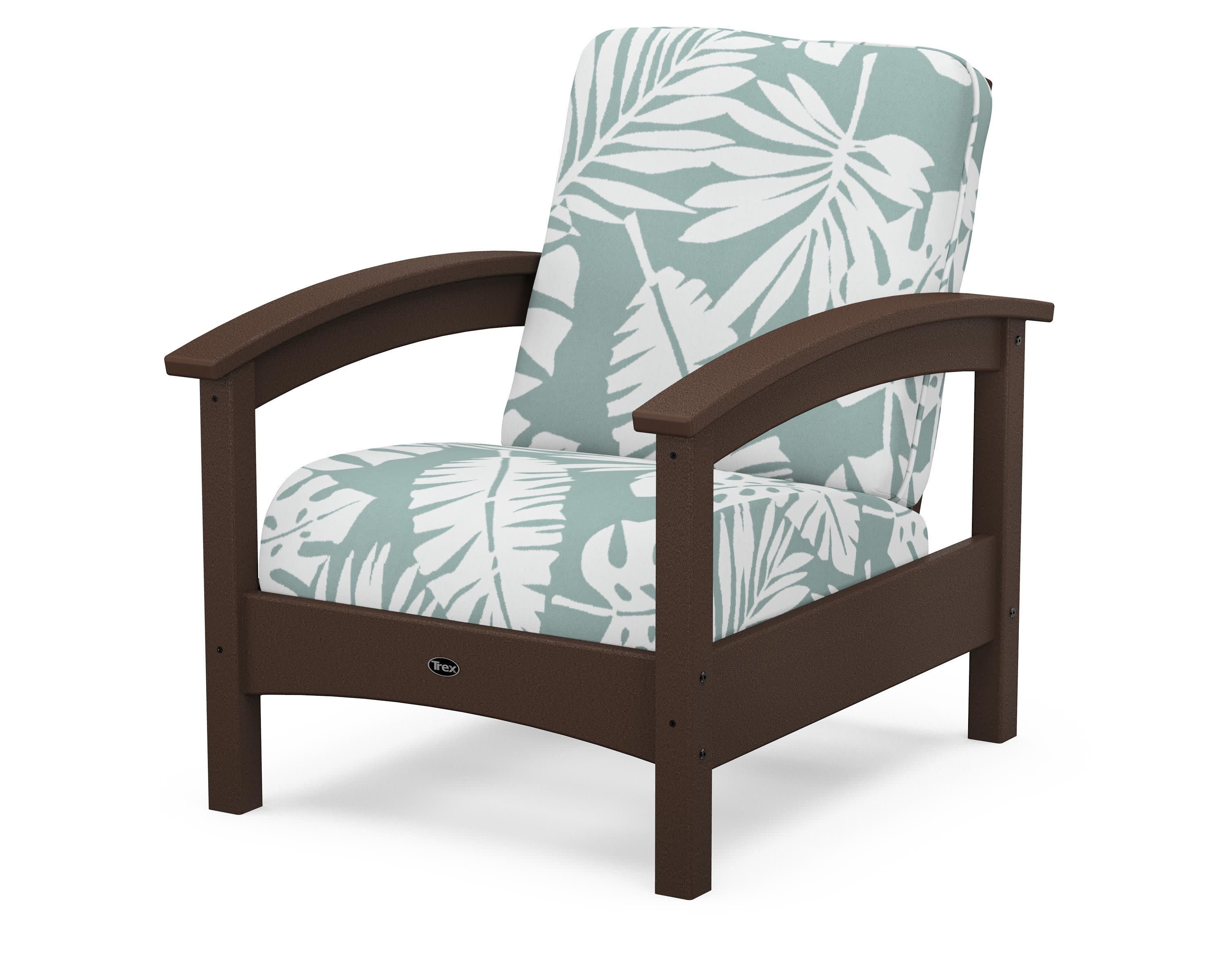Rockport Club Chair in Vintage Lantern / Leaf Glacier Spa