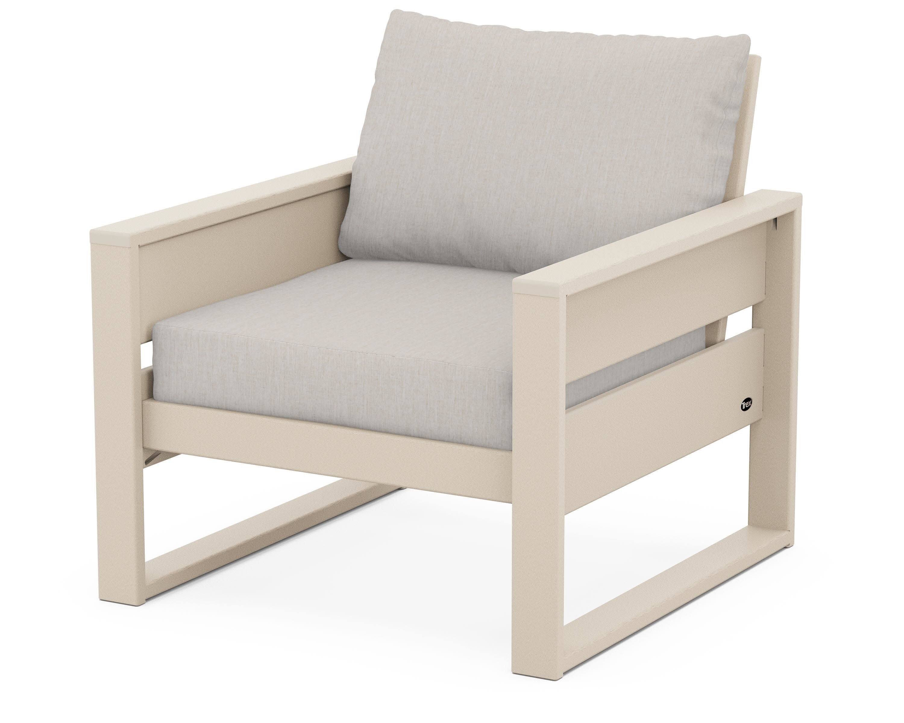 Eastport Club Chair in Sand Castle / Cast Ash