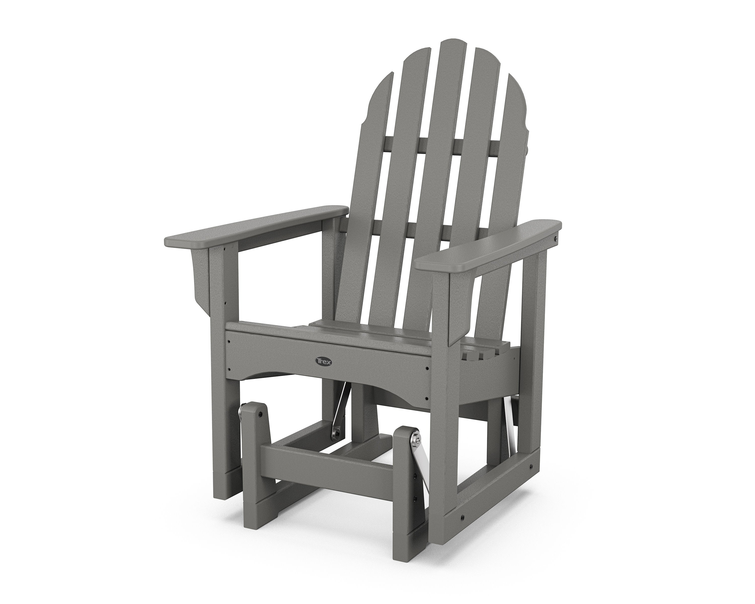 Cape Cod Adirondack Glider Chair in Stepping Stone