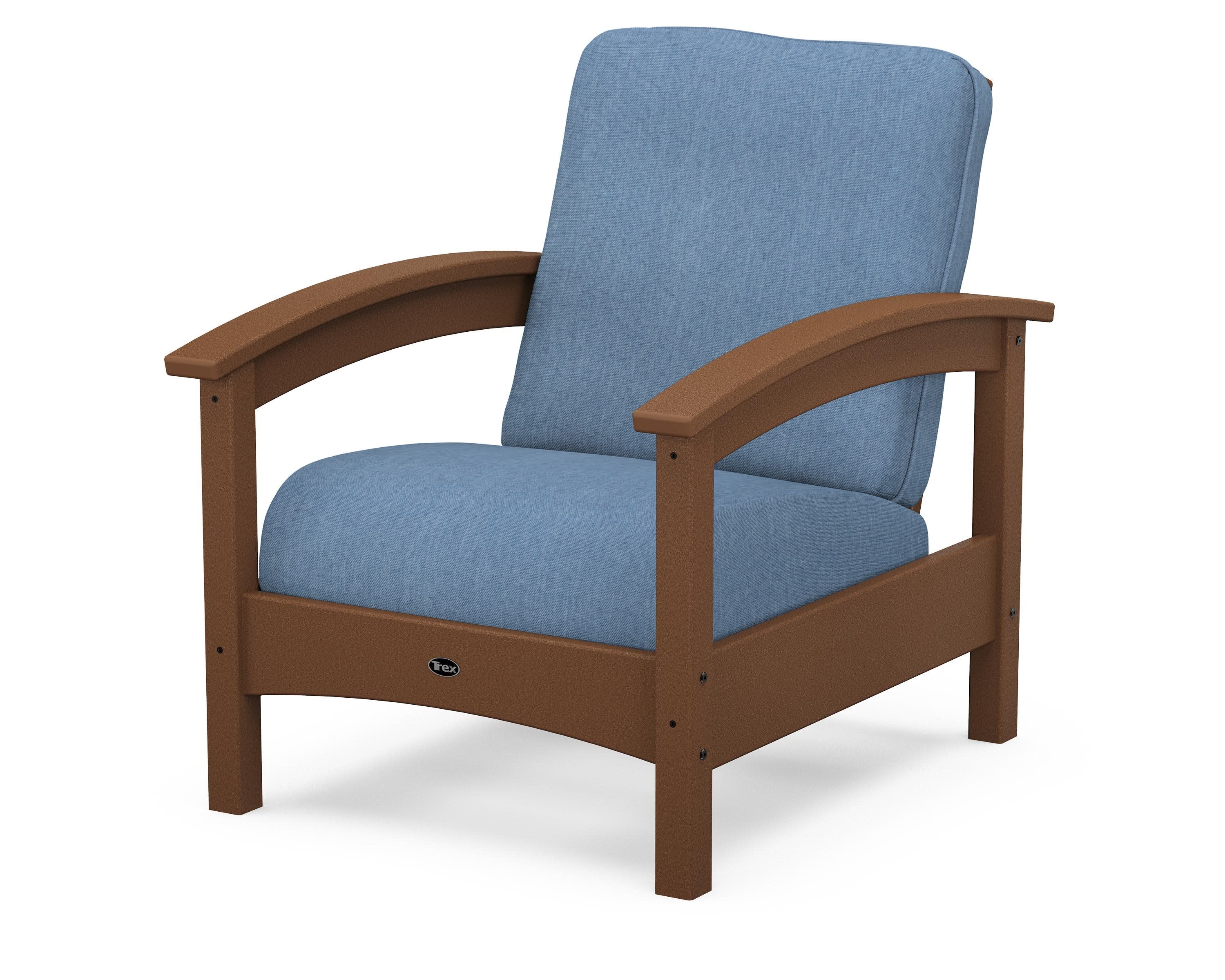 Rockport Club Chair in Tree House / Sky Blue