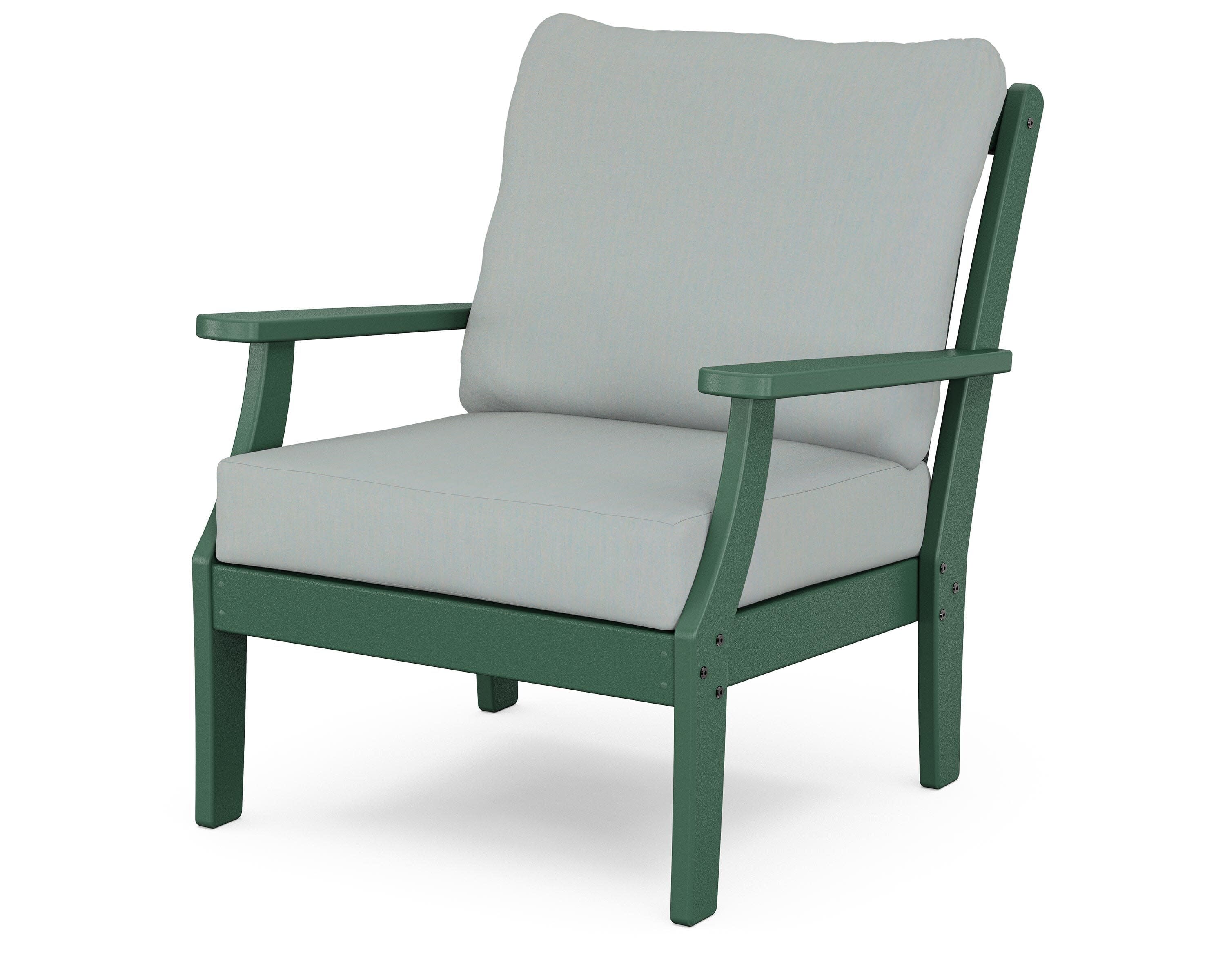 Yacht Club Deep Seating Chair in Rainforest Canopy / Spa
