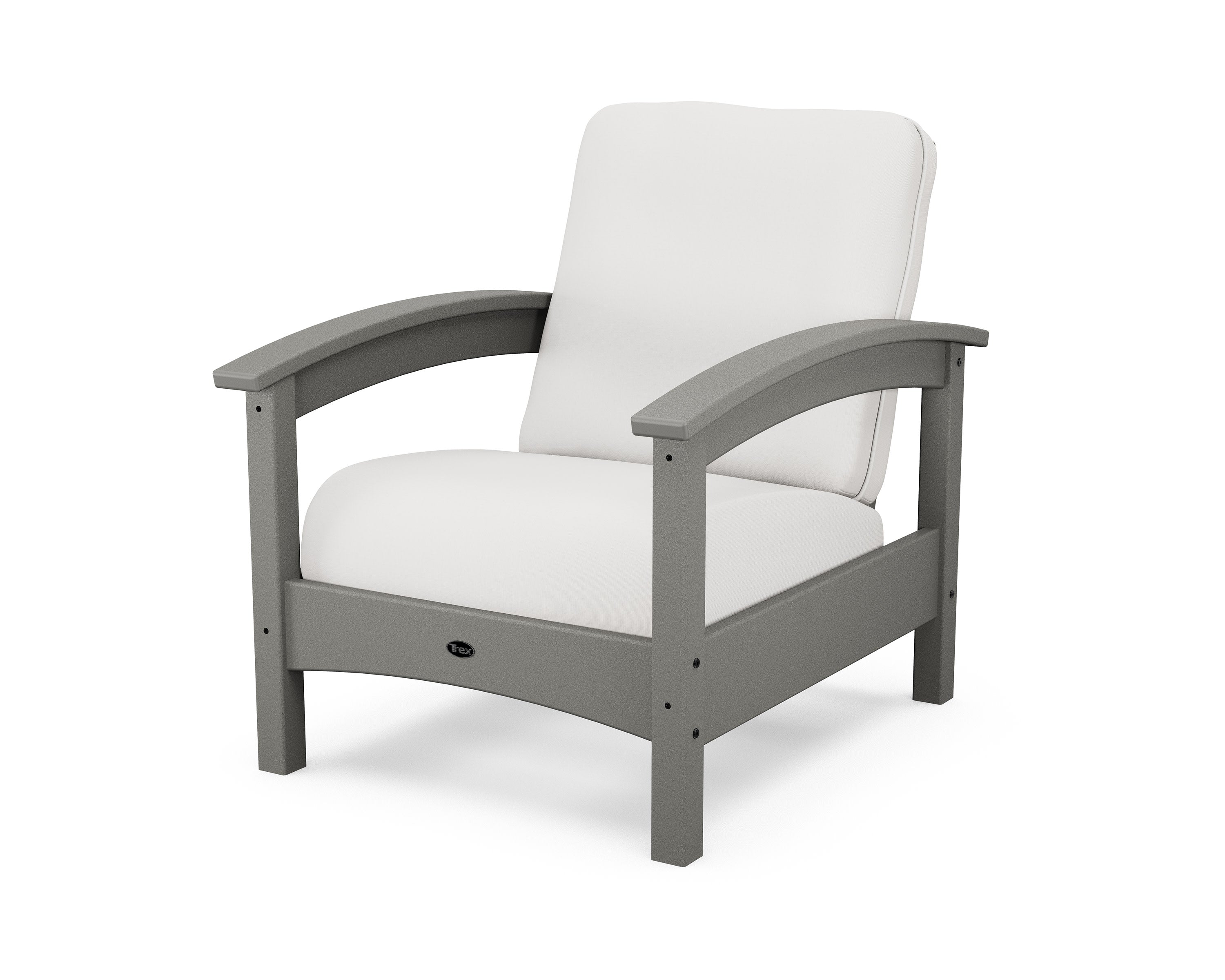 Rockport Club Chair in Stepping Stone / Natural Linen