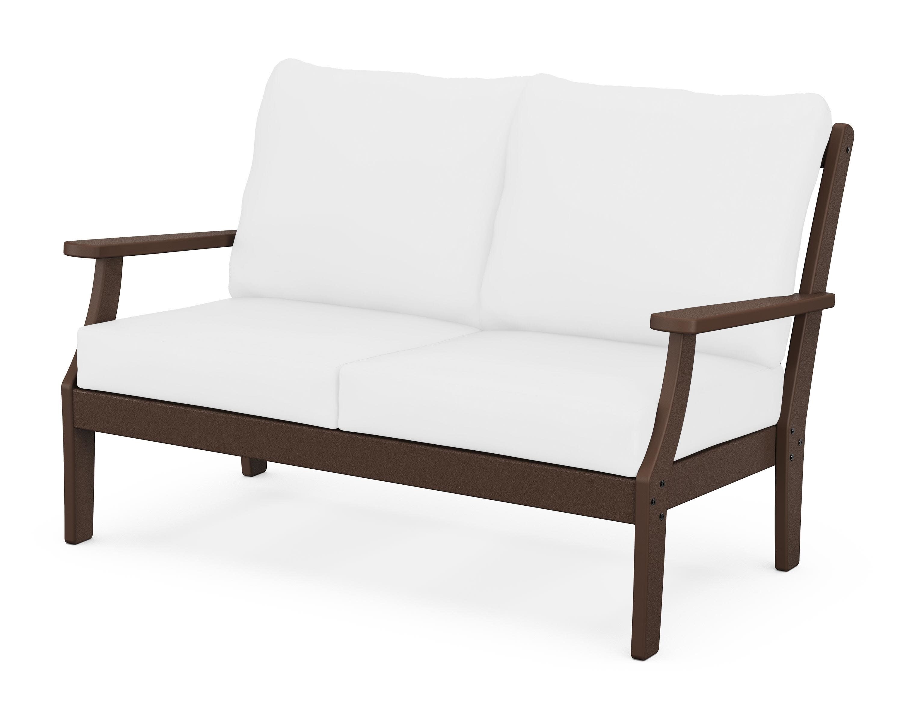 Yacht Club Deep Seating Loveseat in Vintage Lantern / Natural