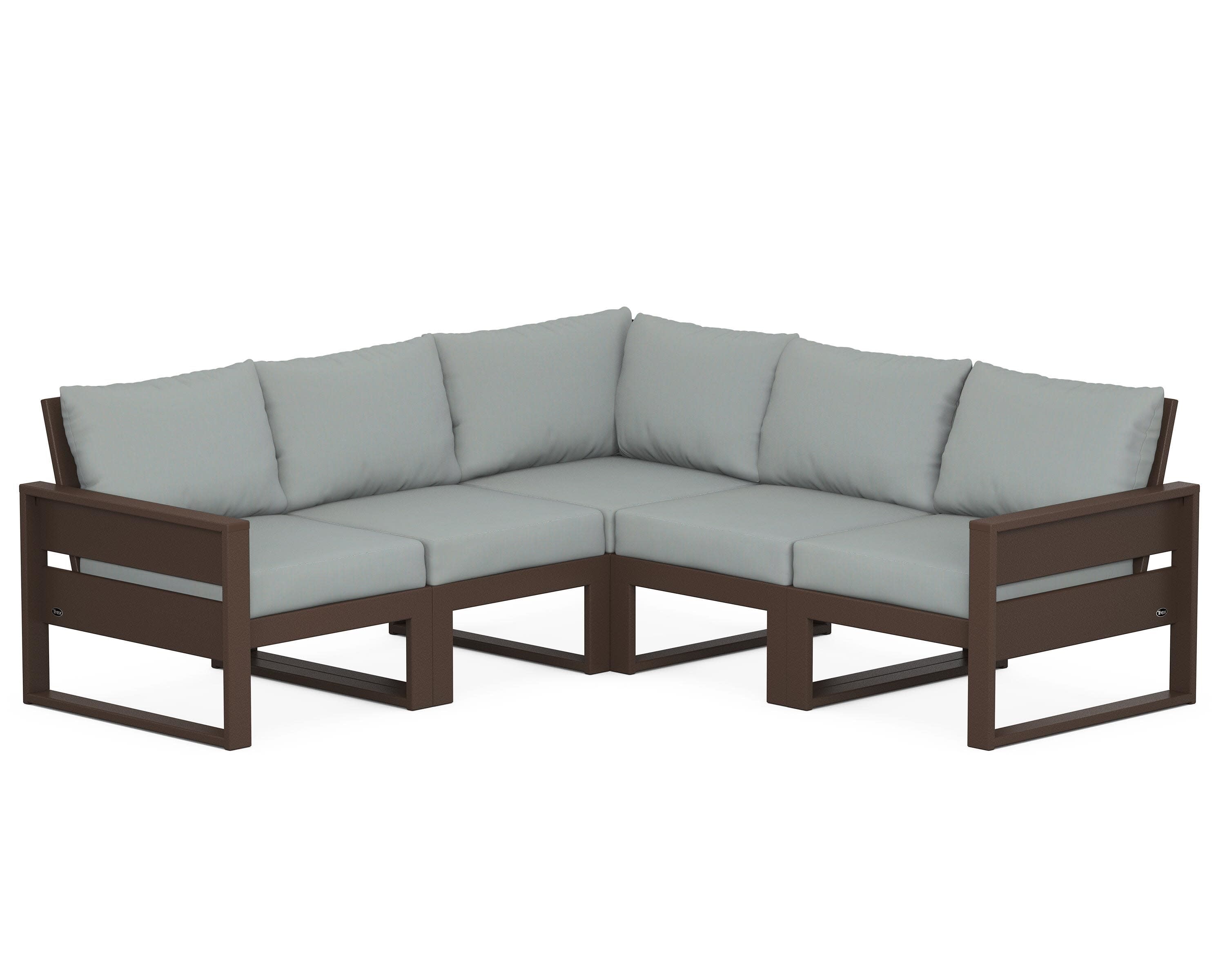 Eastport 5-Piece Sectional in Vintage Lantern / Spa