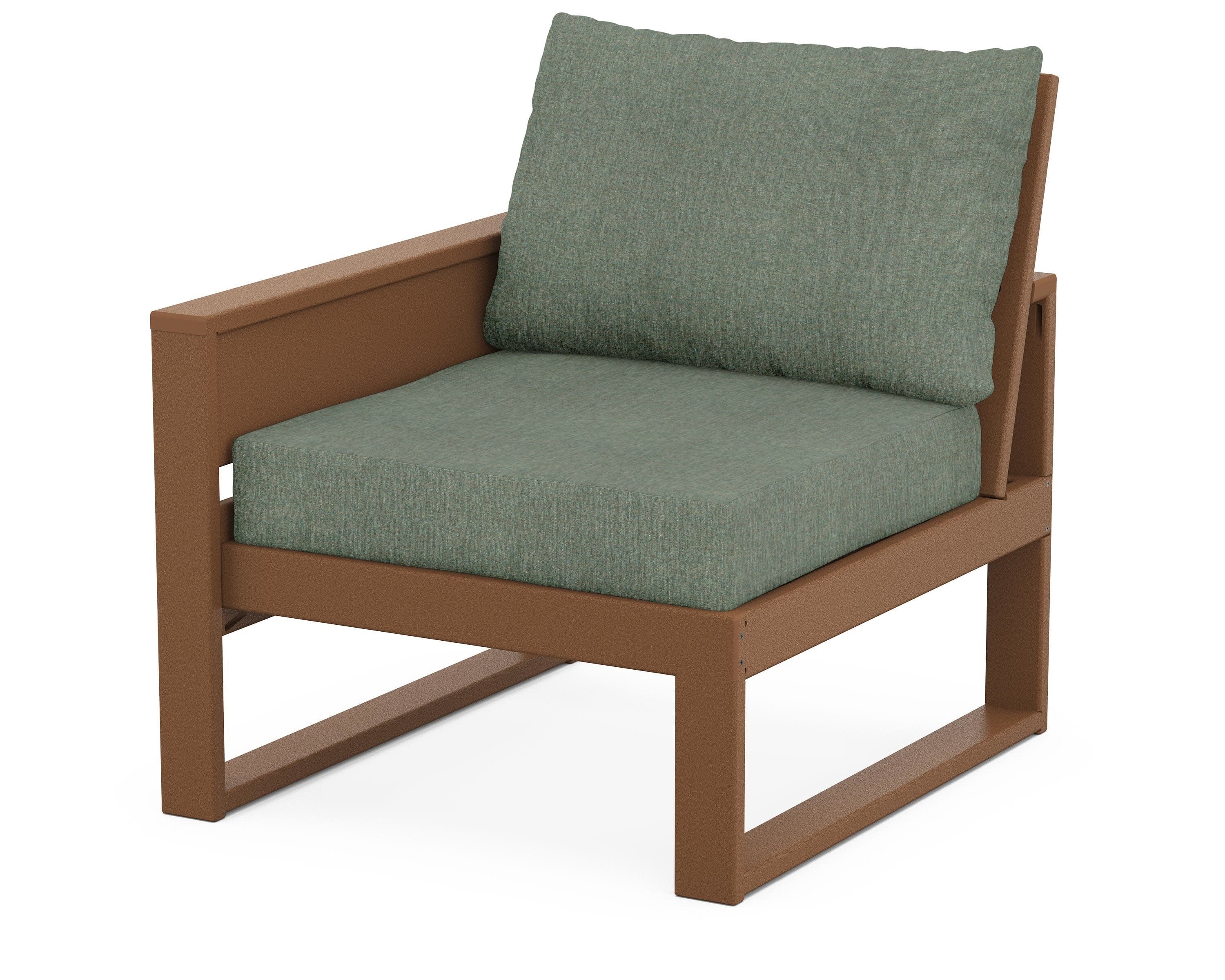 Eastport Modular Left Arm Chair in Tree House / Cast Sage