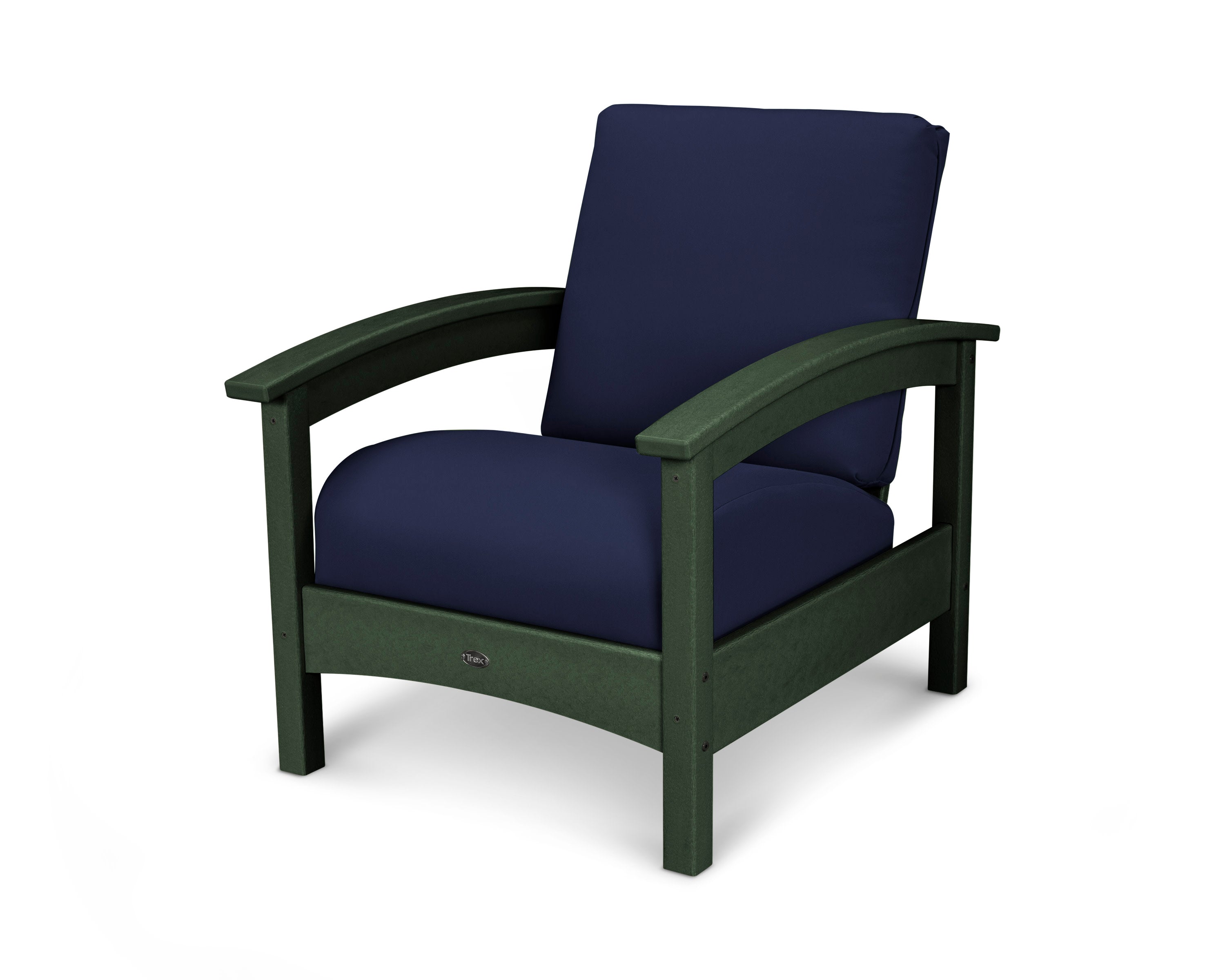 Rockport Club Chair in Rainforest Canopy / Navy