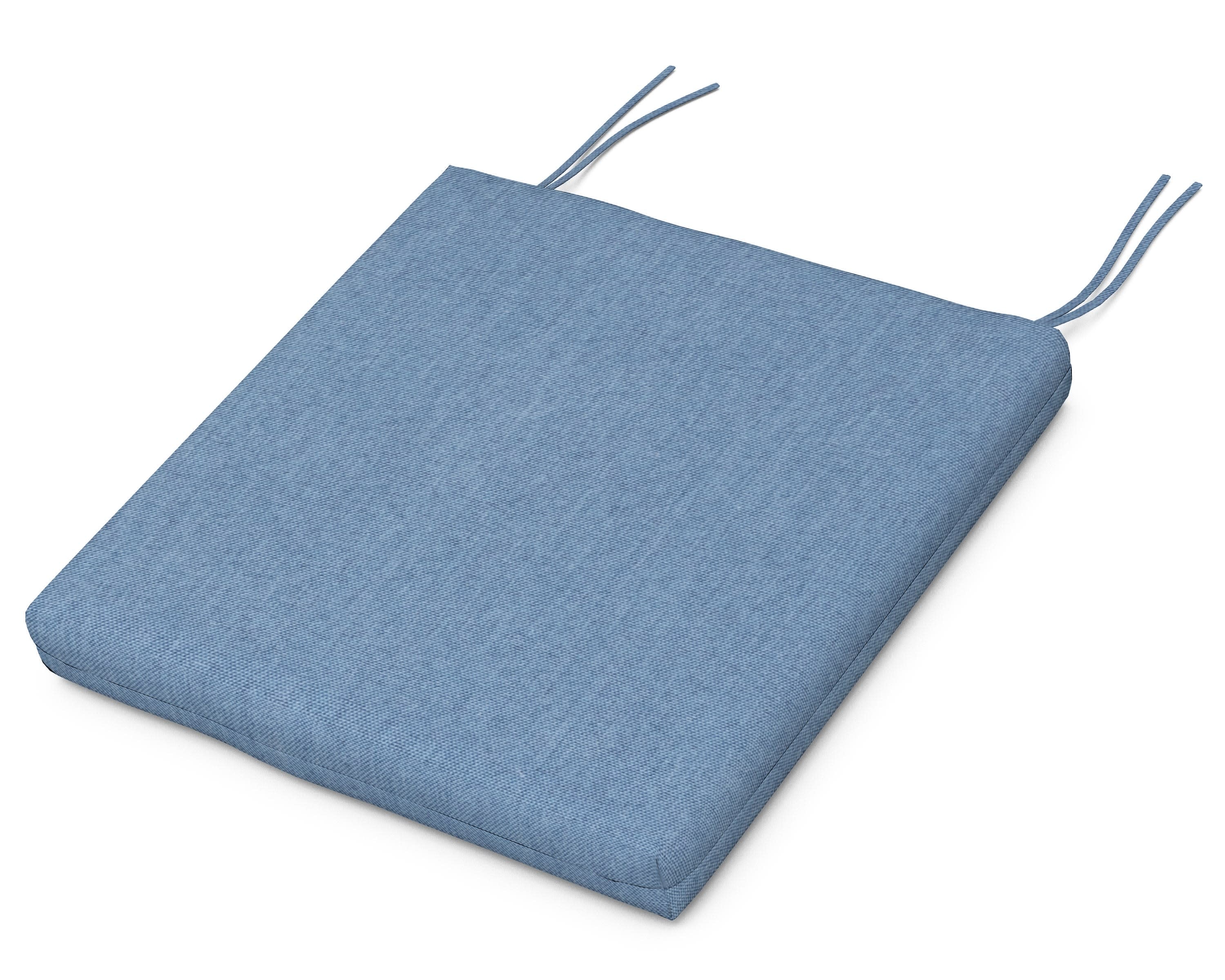 Seat Cushion - 17"D x 17.5"W x 2.5"H in Sky Blue
