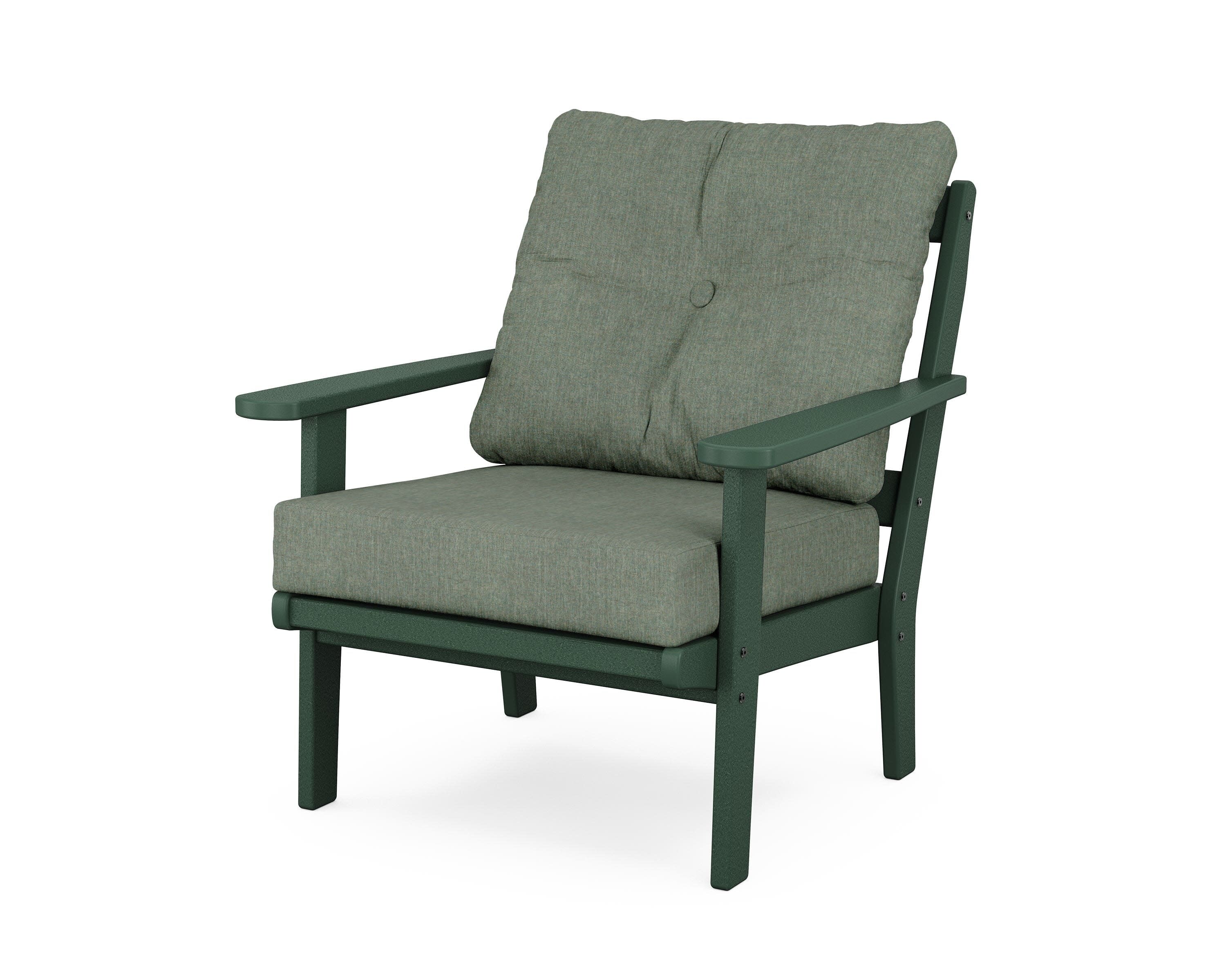 Cape Cod Deep Seating Chair in Rainforest Canopy / Cast Sage