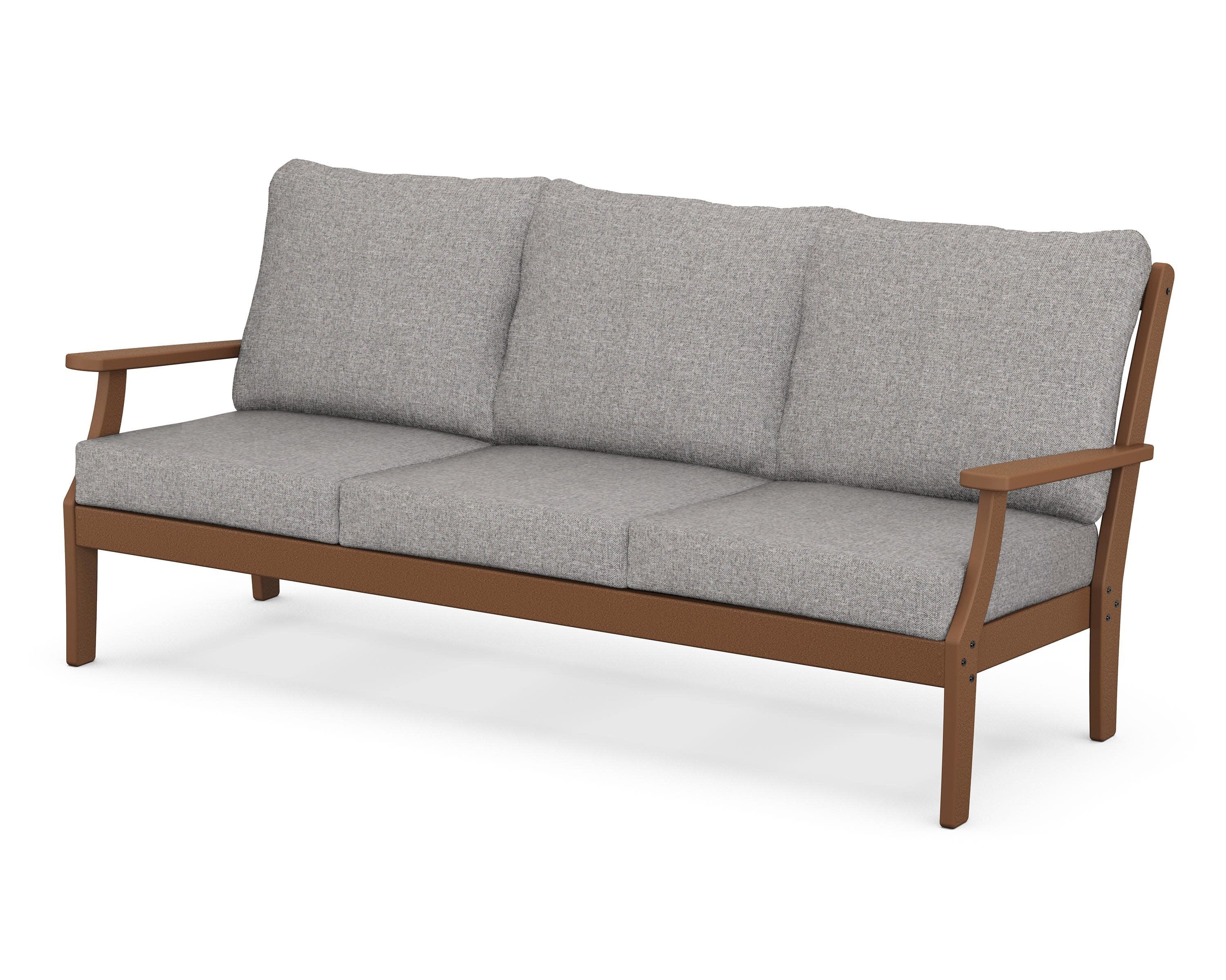 Yacht Club Deep Seating Sofa in Tree House / Grey Mist