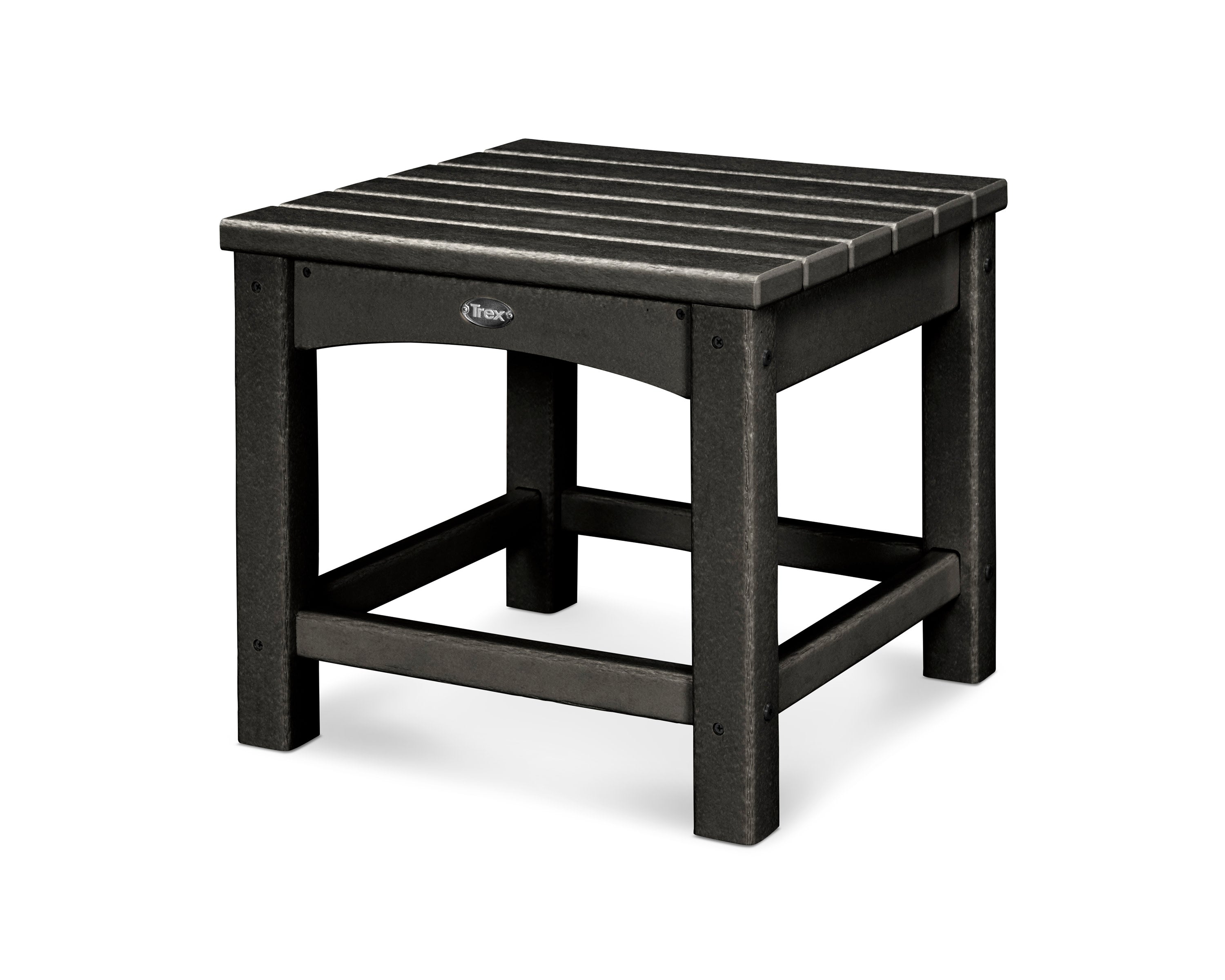 Rockport Club 18" Side Table in Charcoal Black