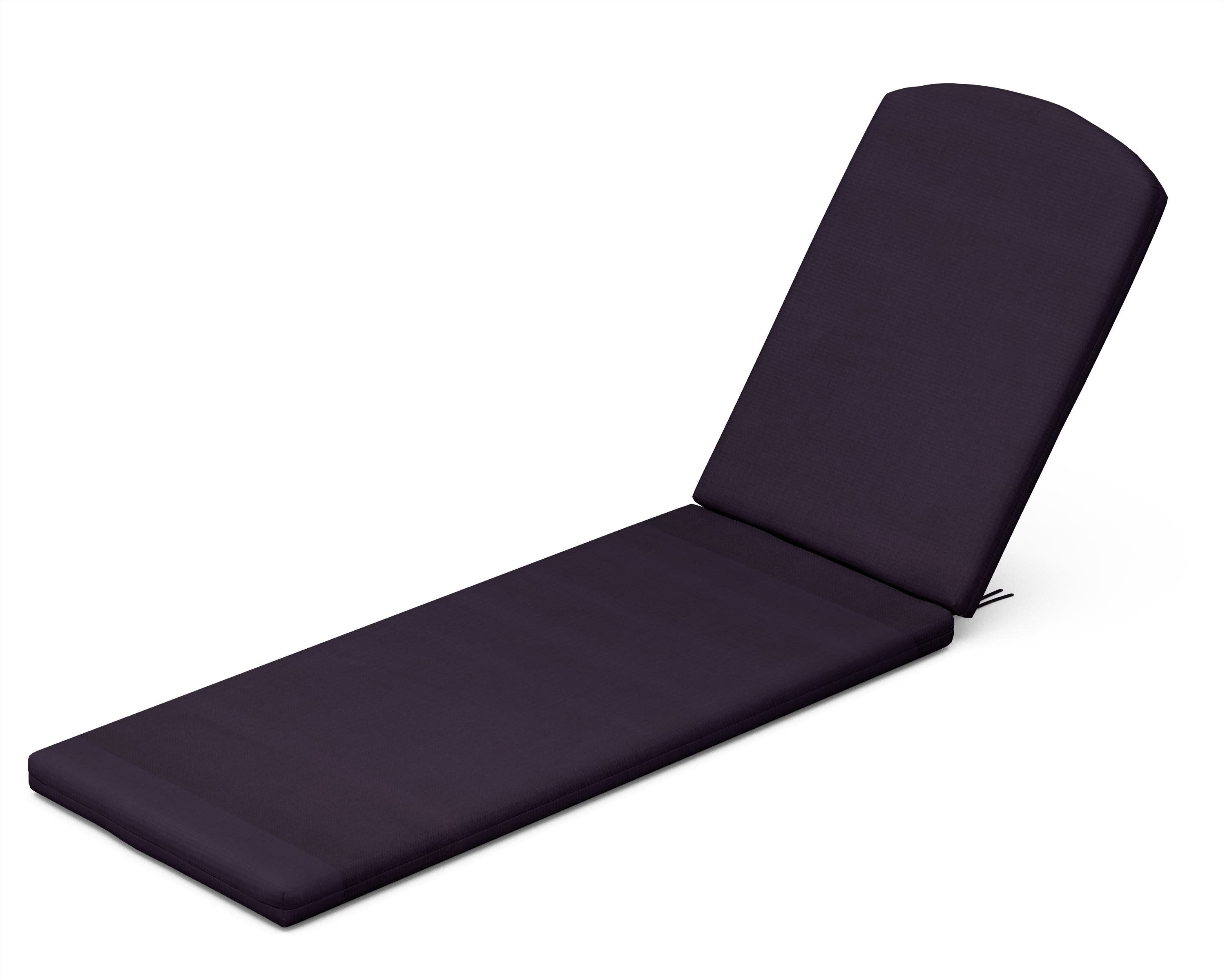 Chaise Cushion - 77"D x 21.25"W x 2.5"H in Navy Linen