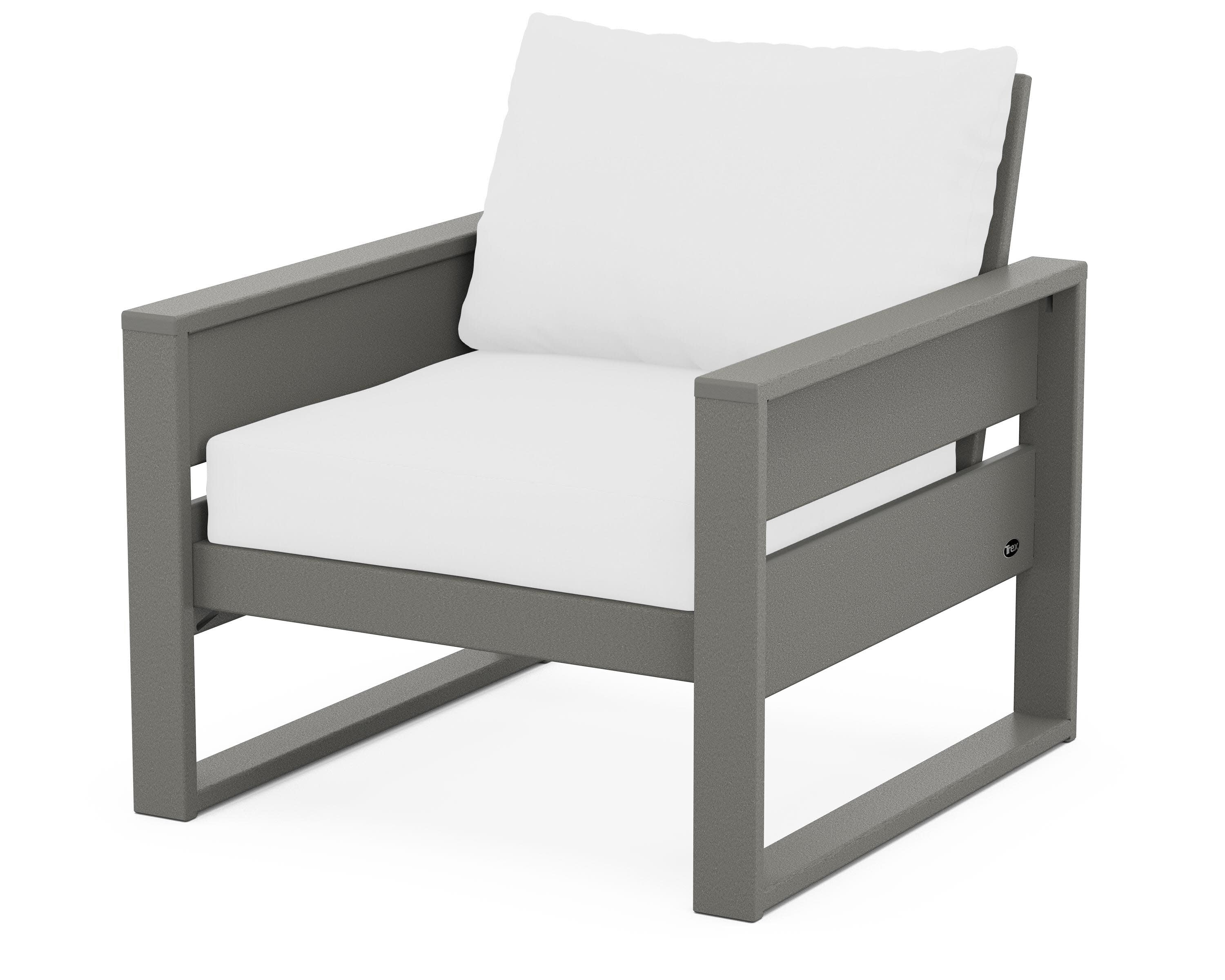 Eastport Club Chair in Stepping Stone / Natural