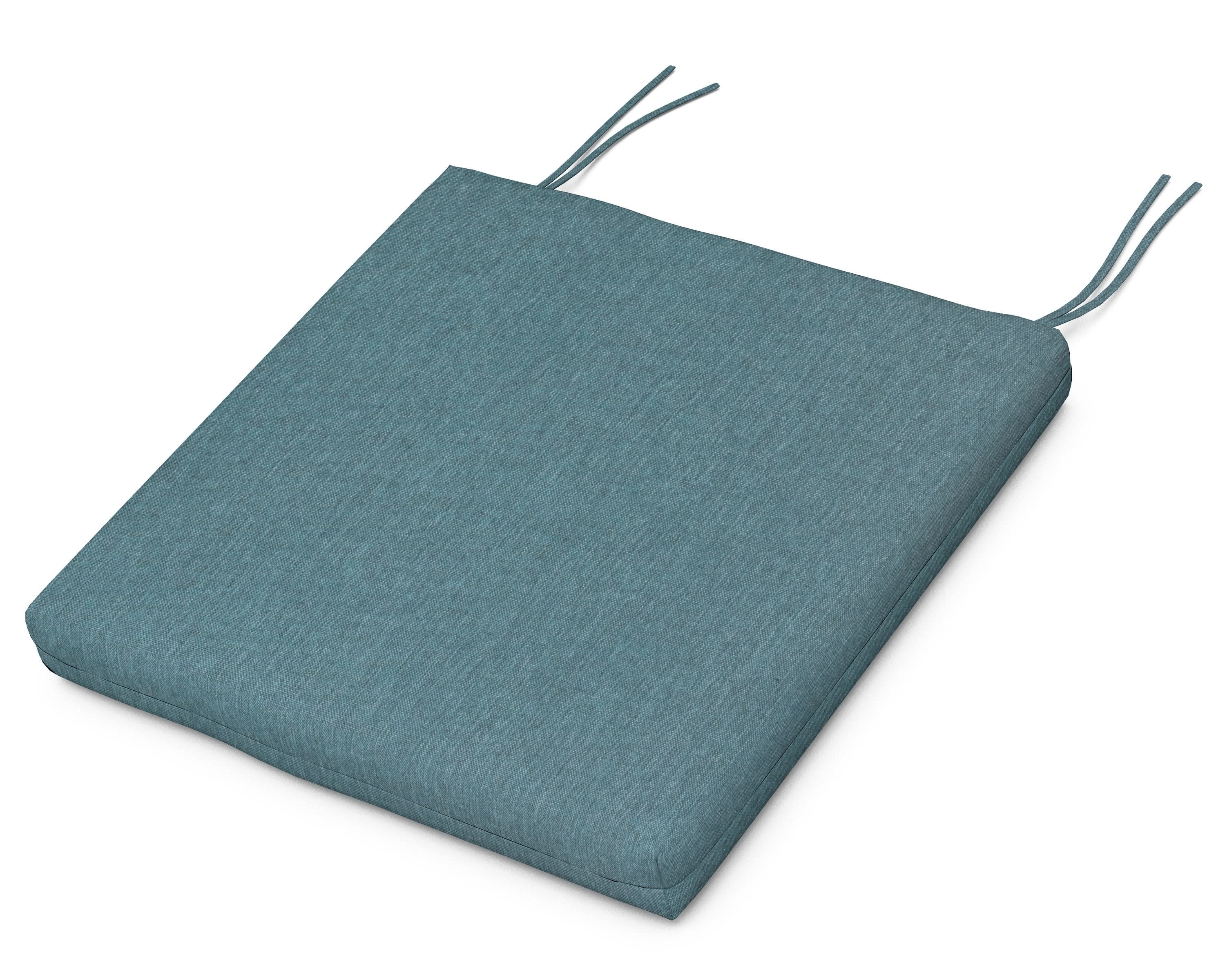 Seat Cushion - 16.5"D x 17.5"W x 2.5"H in Ocean Teal
