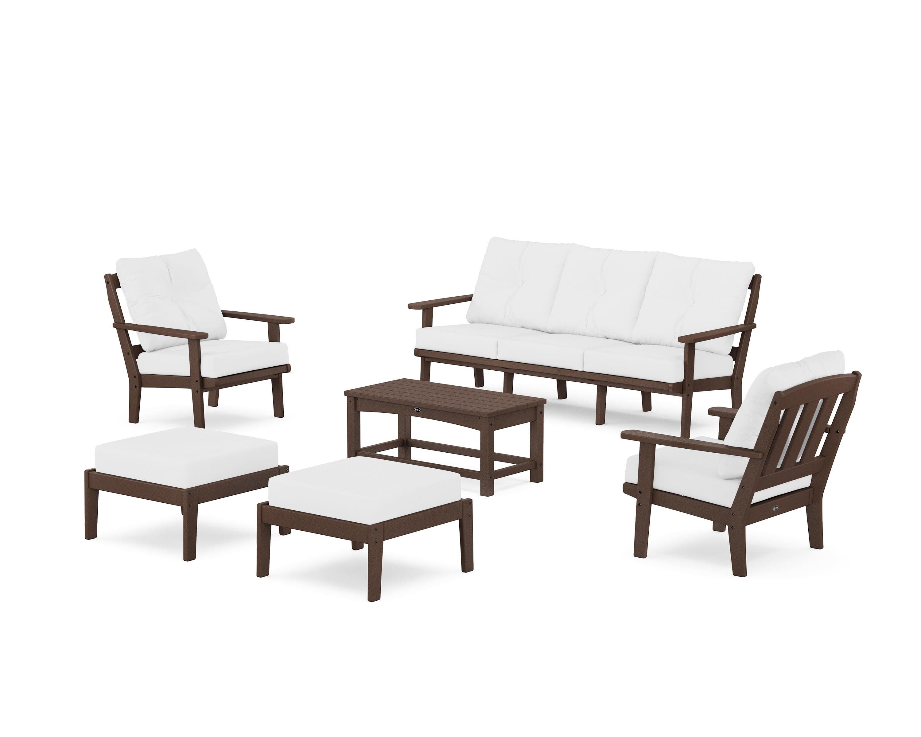 Cape Cod 6-Piece Lounge Sofa Set in Vintage Lantern / Natural