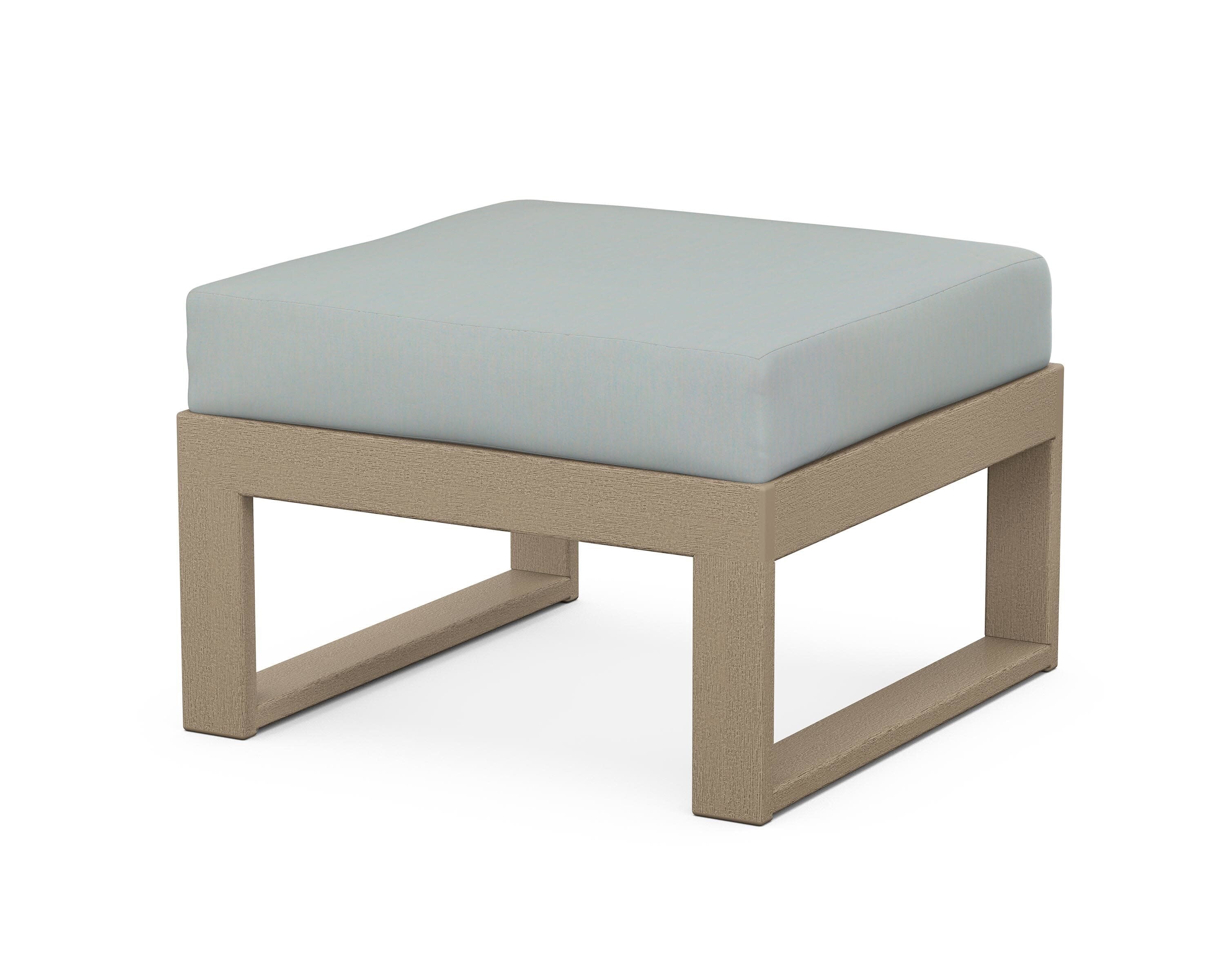 Modular Ottoman - Modern in Vintage Sahara / Spa