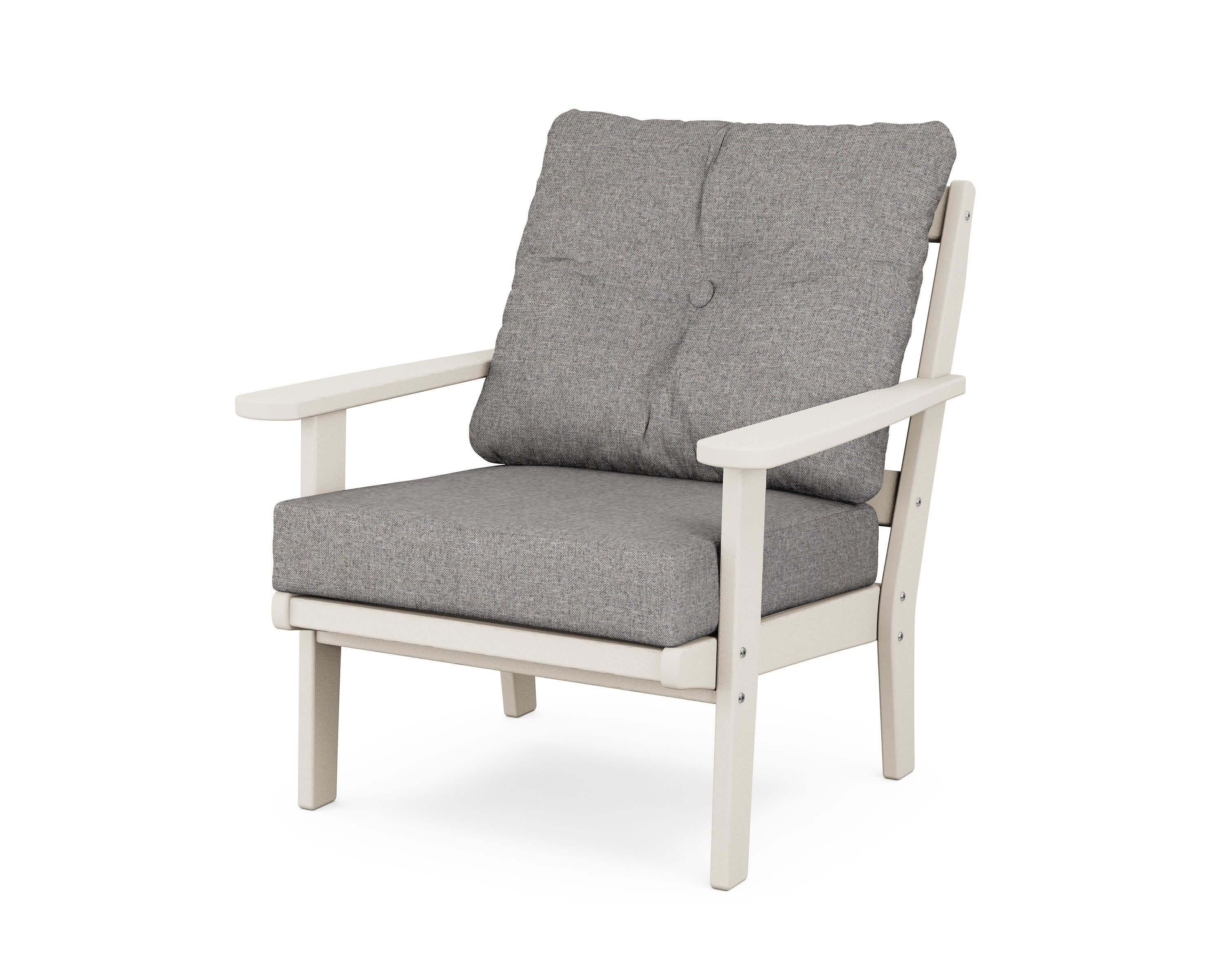 Cape Cod Deep Seating Chair in Sand Castle / Grey Mist