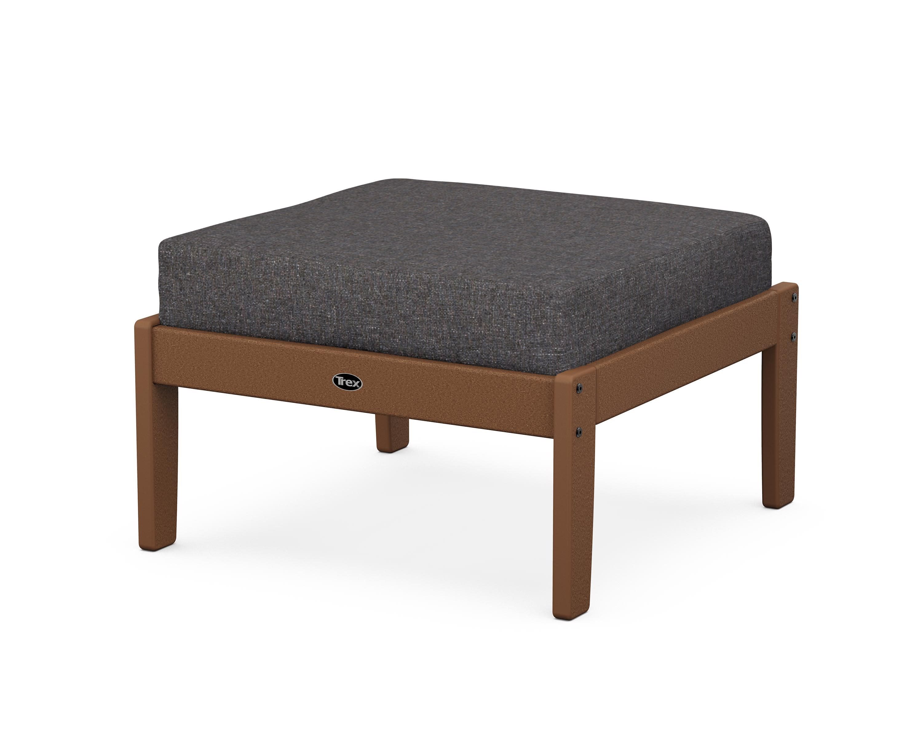 Yacht Club Deep Seating Ottoman in Tree House / Ash Charcoal