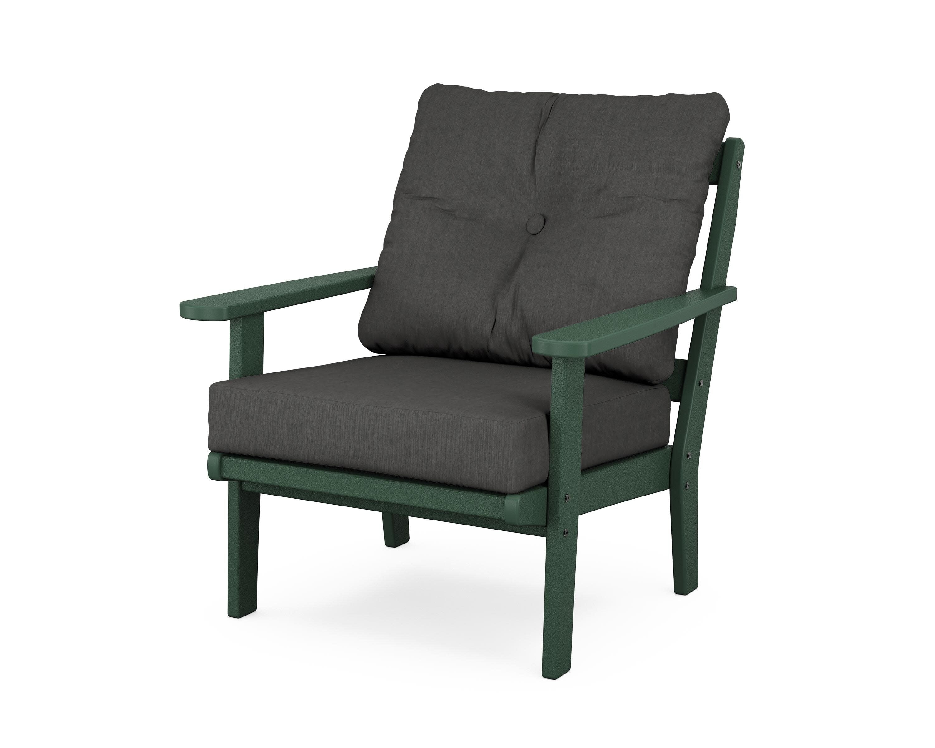 Cape Cod Deep Seating Chair in Rainforest Canopy / Spectrum Carbon