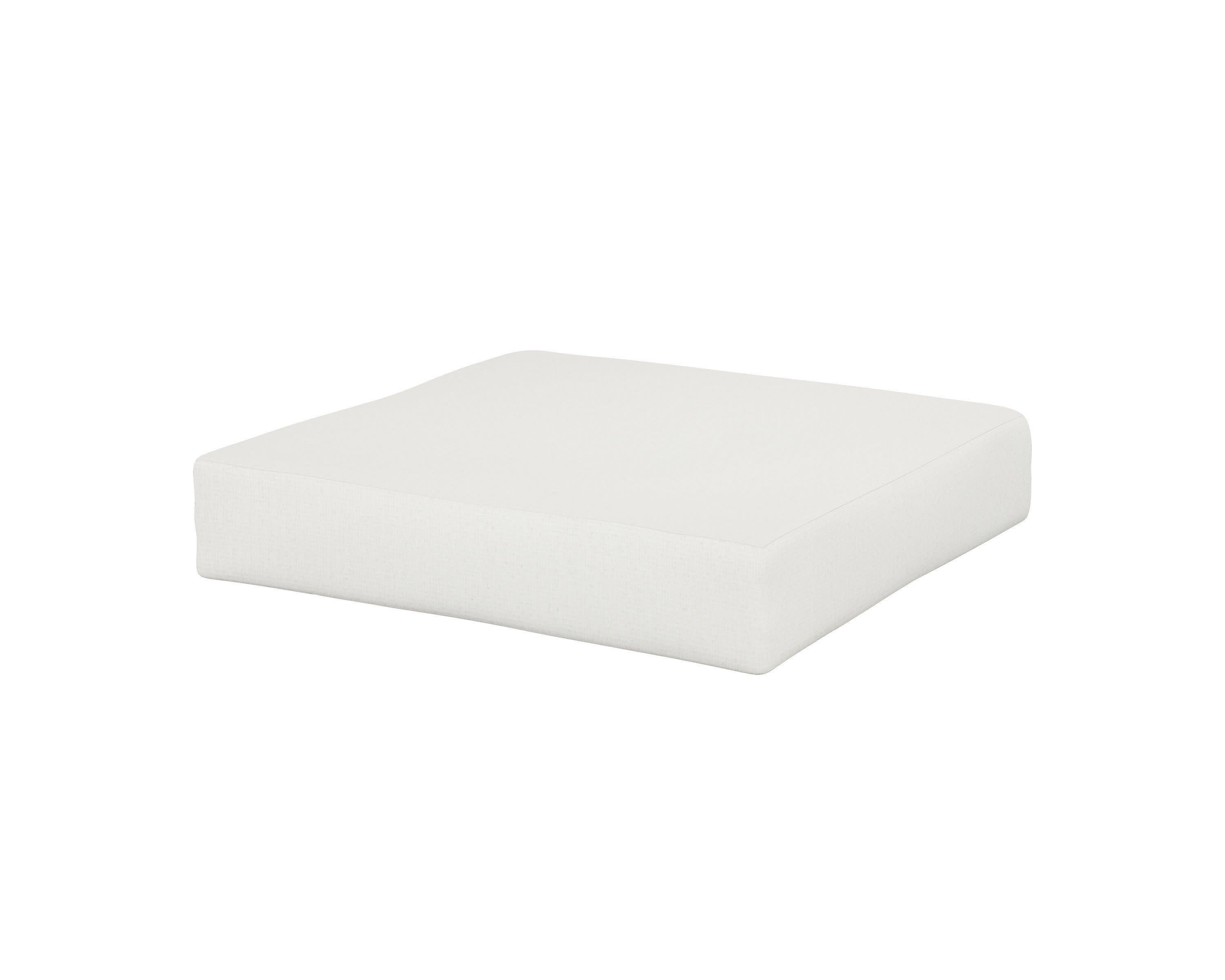 Vineyard Ottoman Cushion in Natural Linen