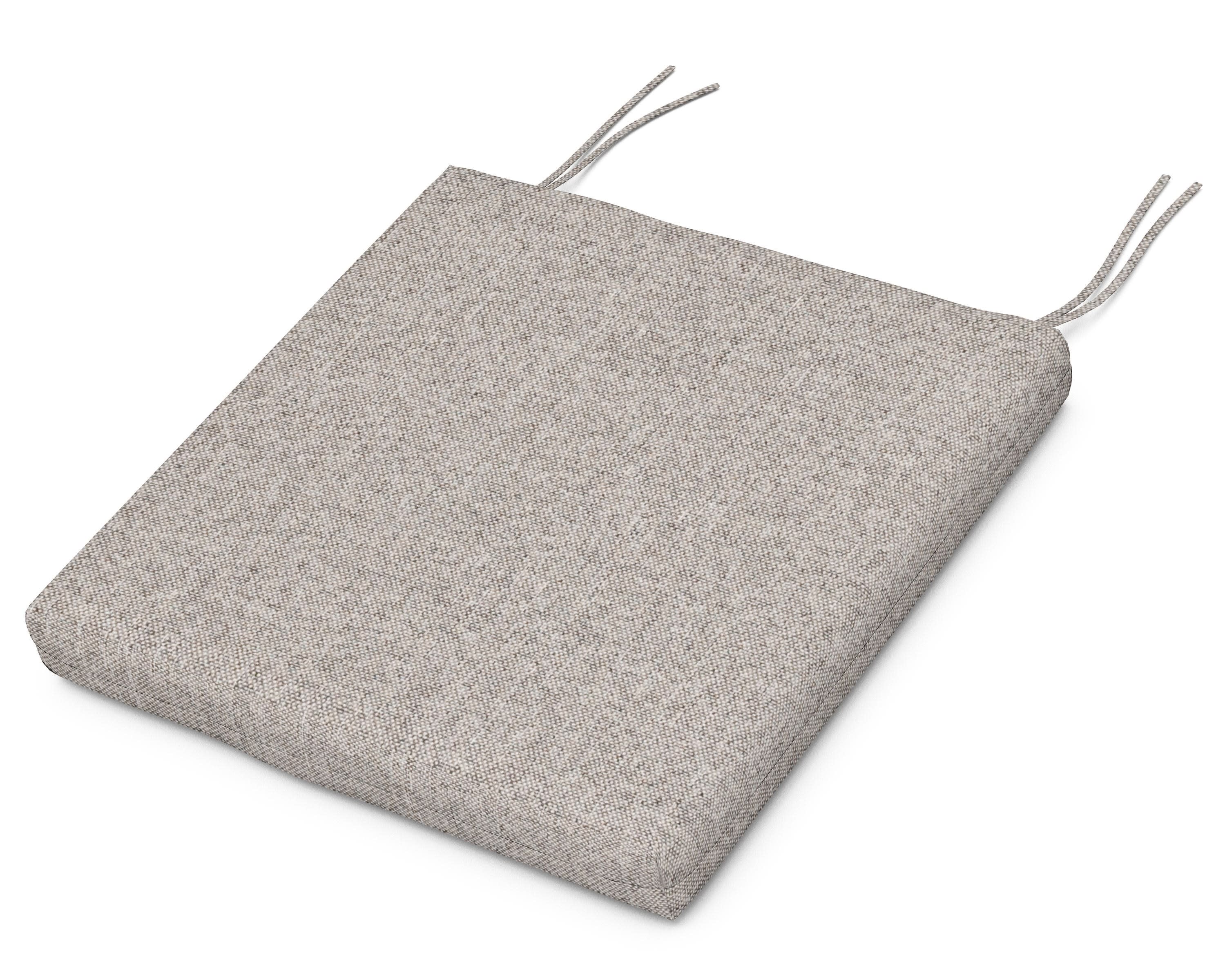 Seat Cushion - 17.25"D x 19.25"W x 2.5"H in Weathered Tweed