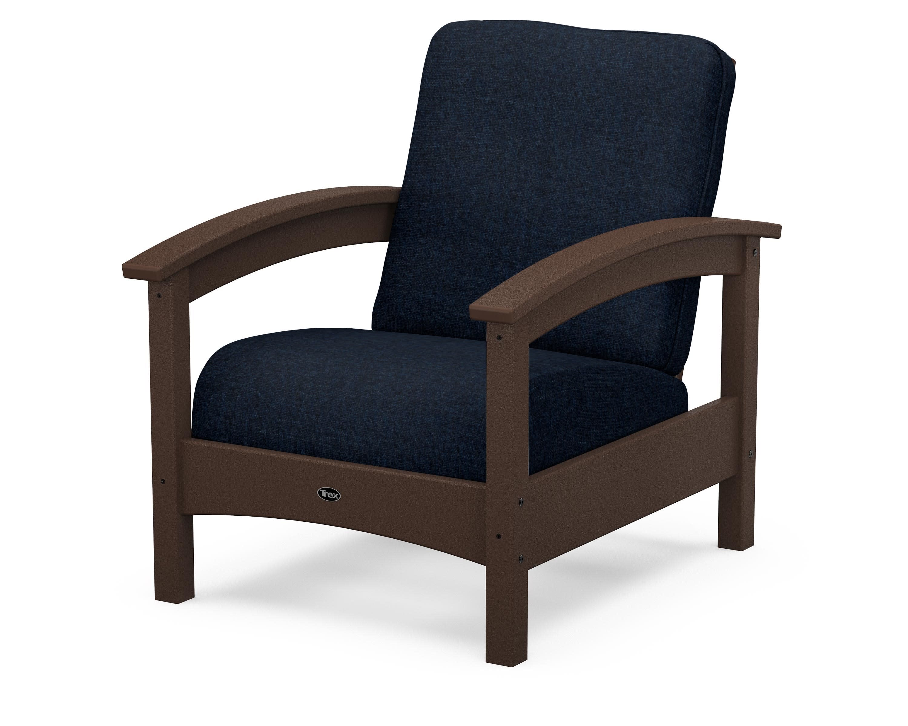 Rockport Club Chair in Vintage Lantern / Marine Indigo