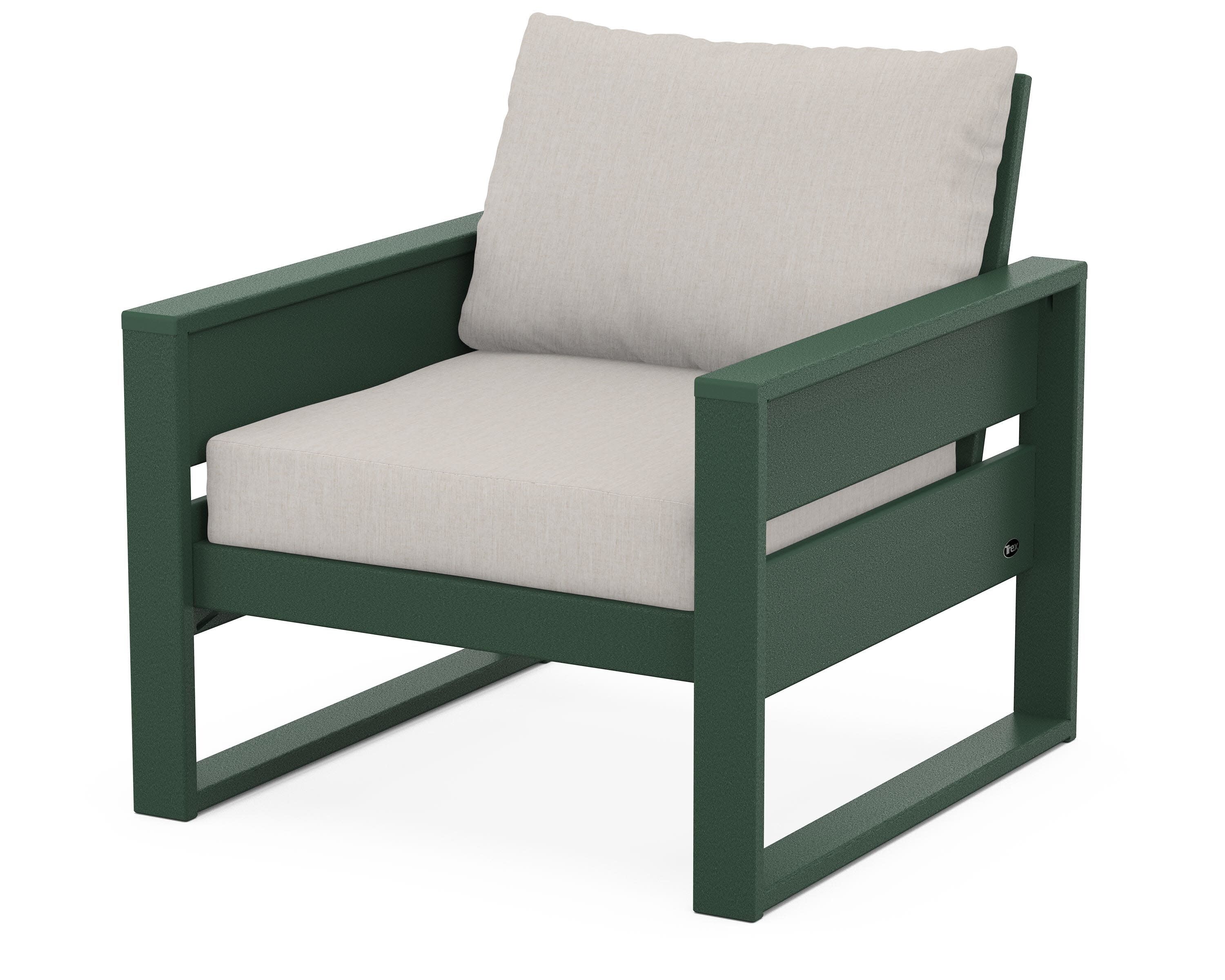 Eastport Club Chair in Rainforest Canopy / Cast Ash