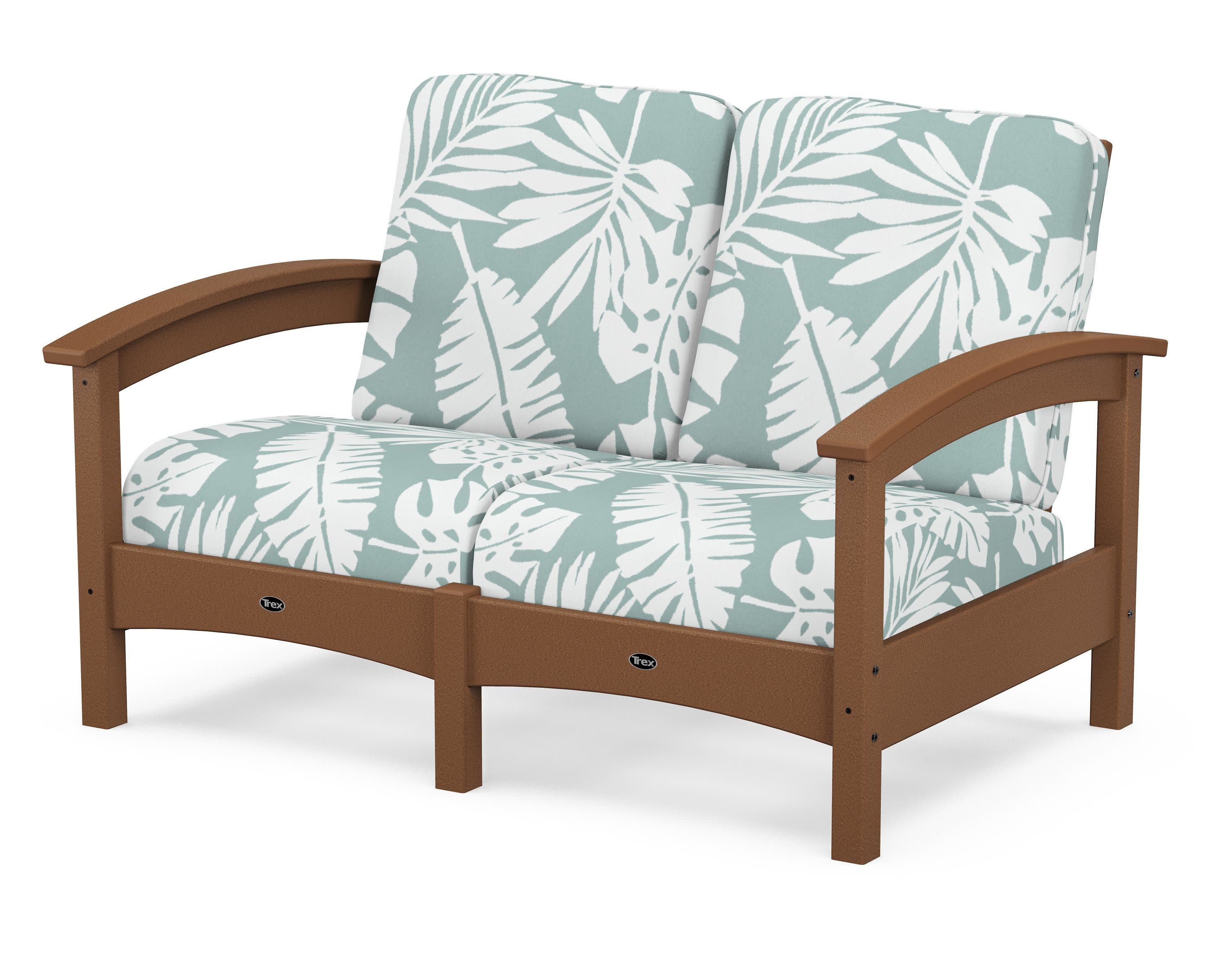 Rockport Club Loveseat in Tree House / Leaf Glacier Spa