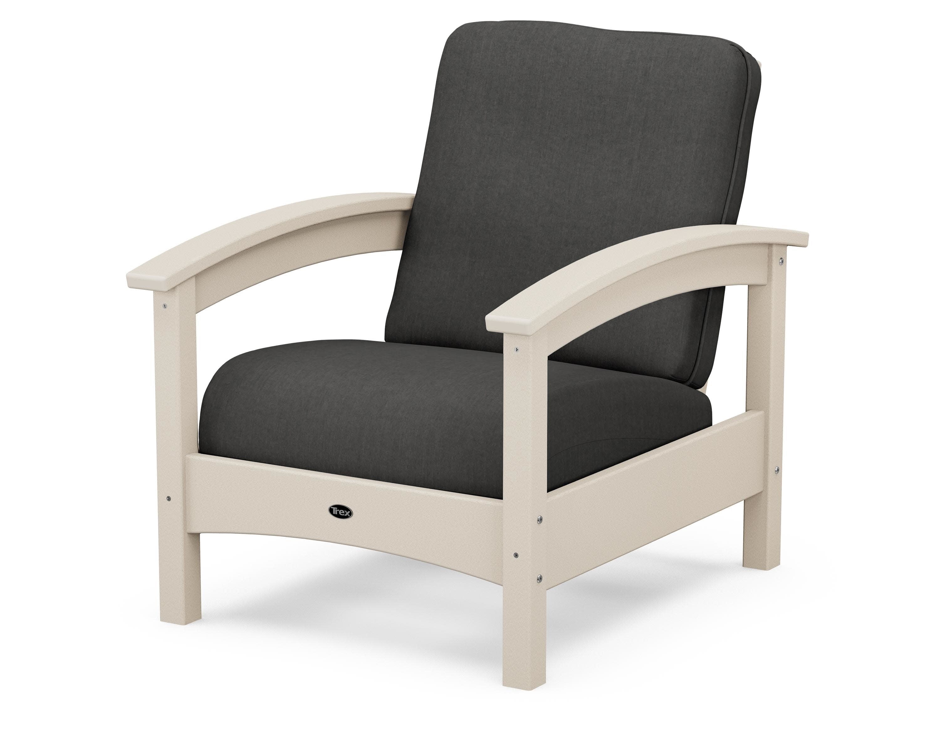 Rockport Club Chair in Sand Castle / Spectrum Carbon
