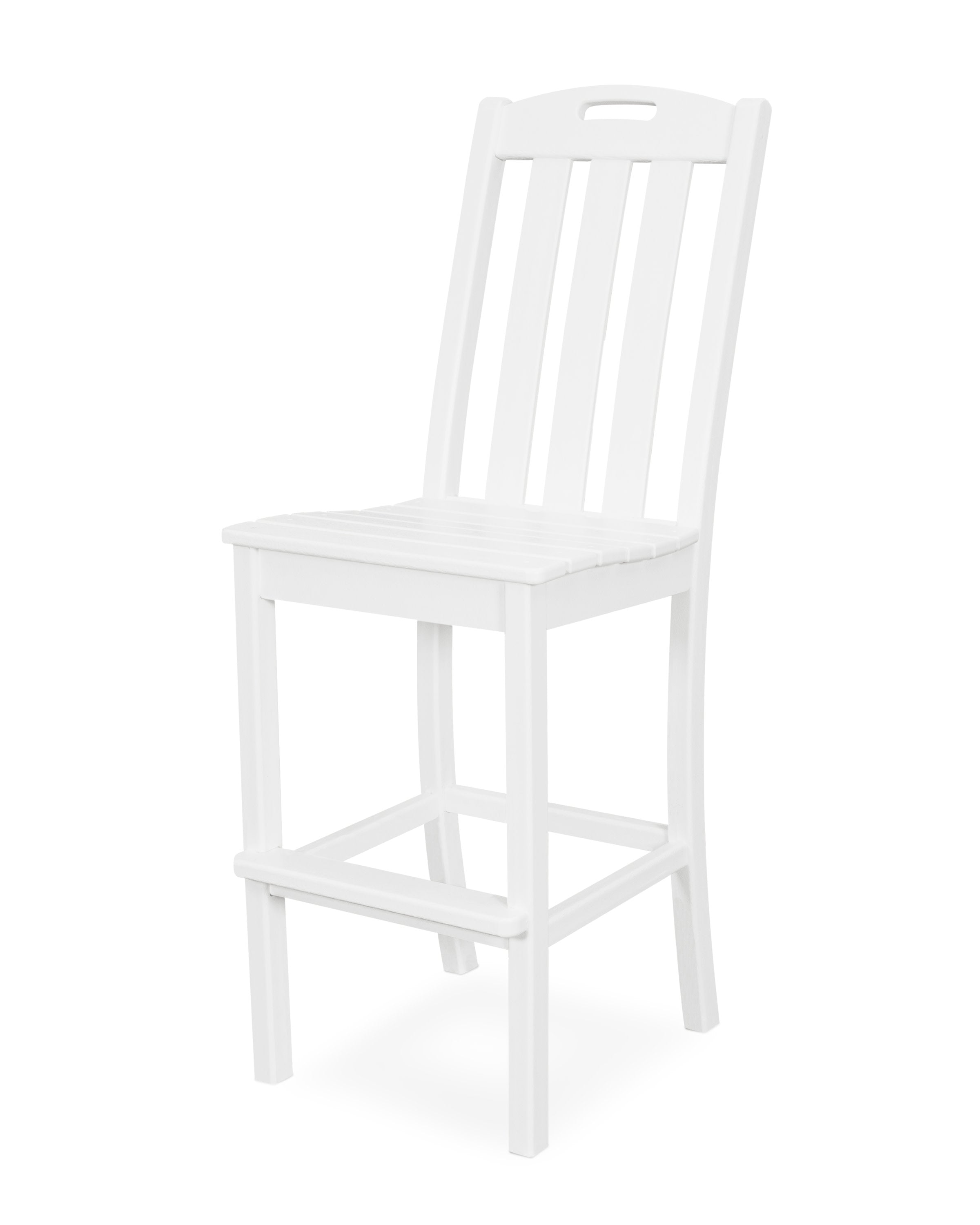 Yacht Club Bar Side Chair in Classic White