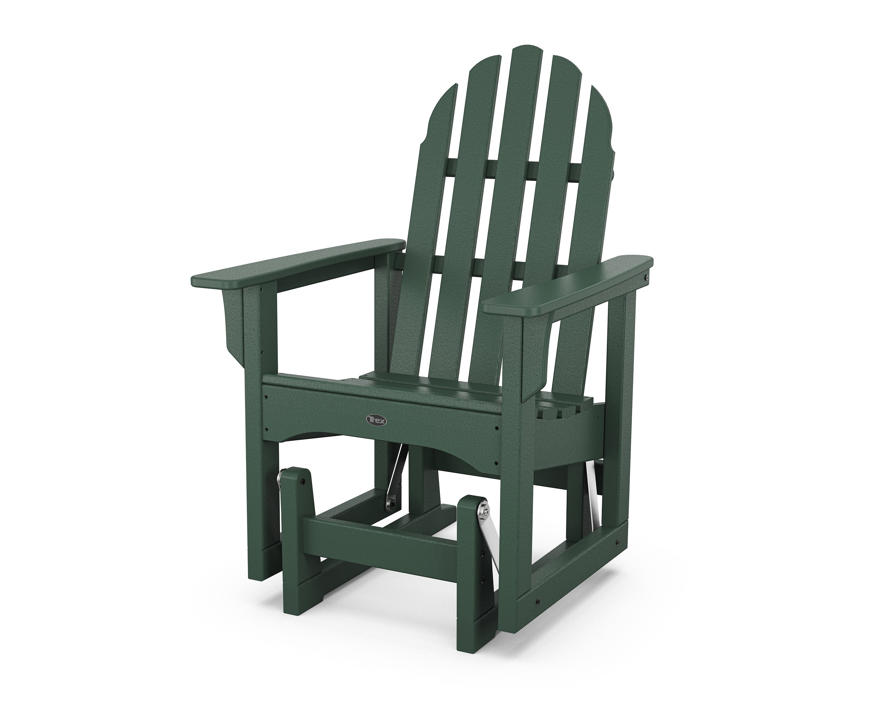 Cape Cod Adirondack Glider Chair in Rainforest Canopy