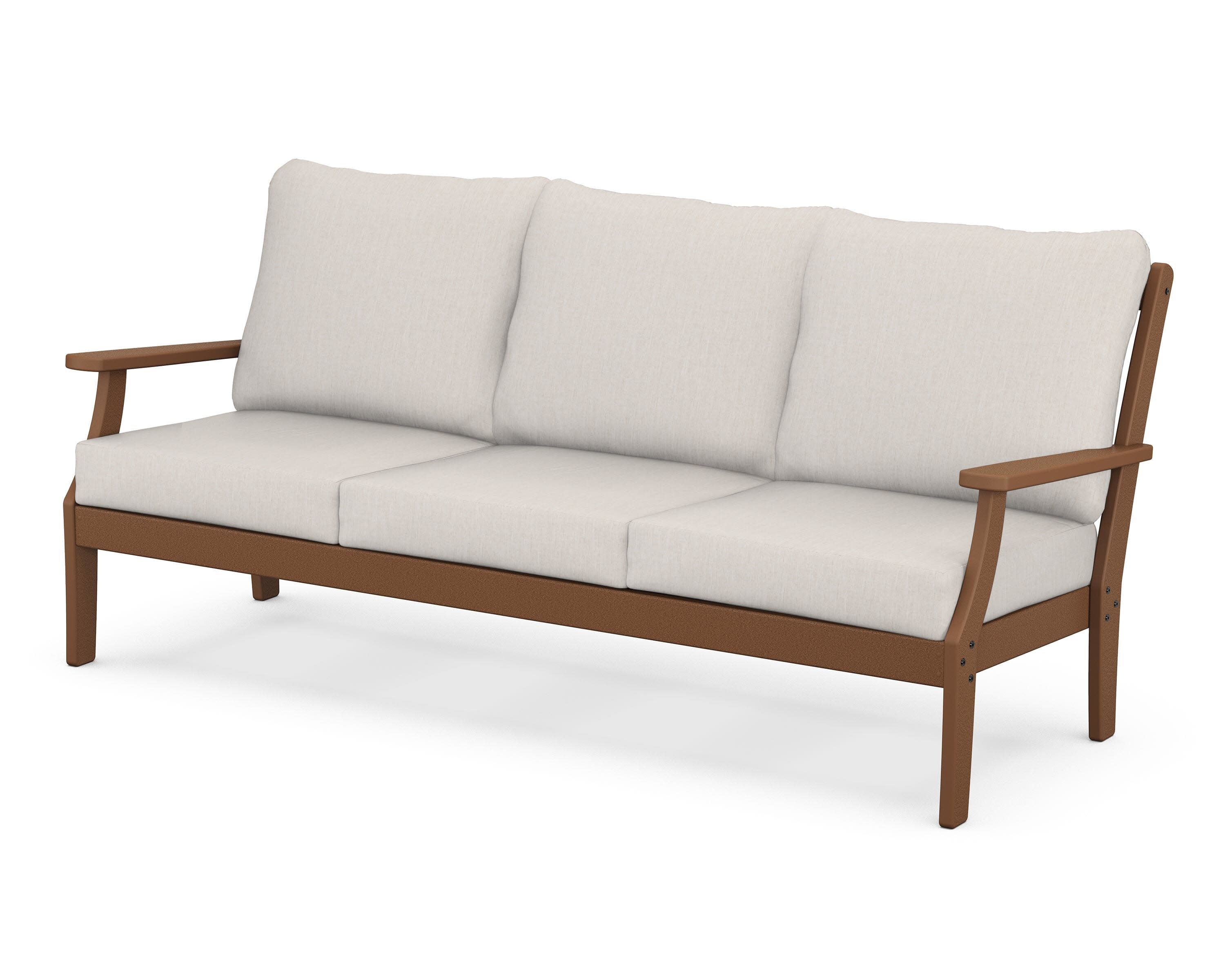 Yacht Club Deep Seating Sofa in Tree House / Cast Ash