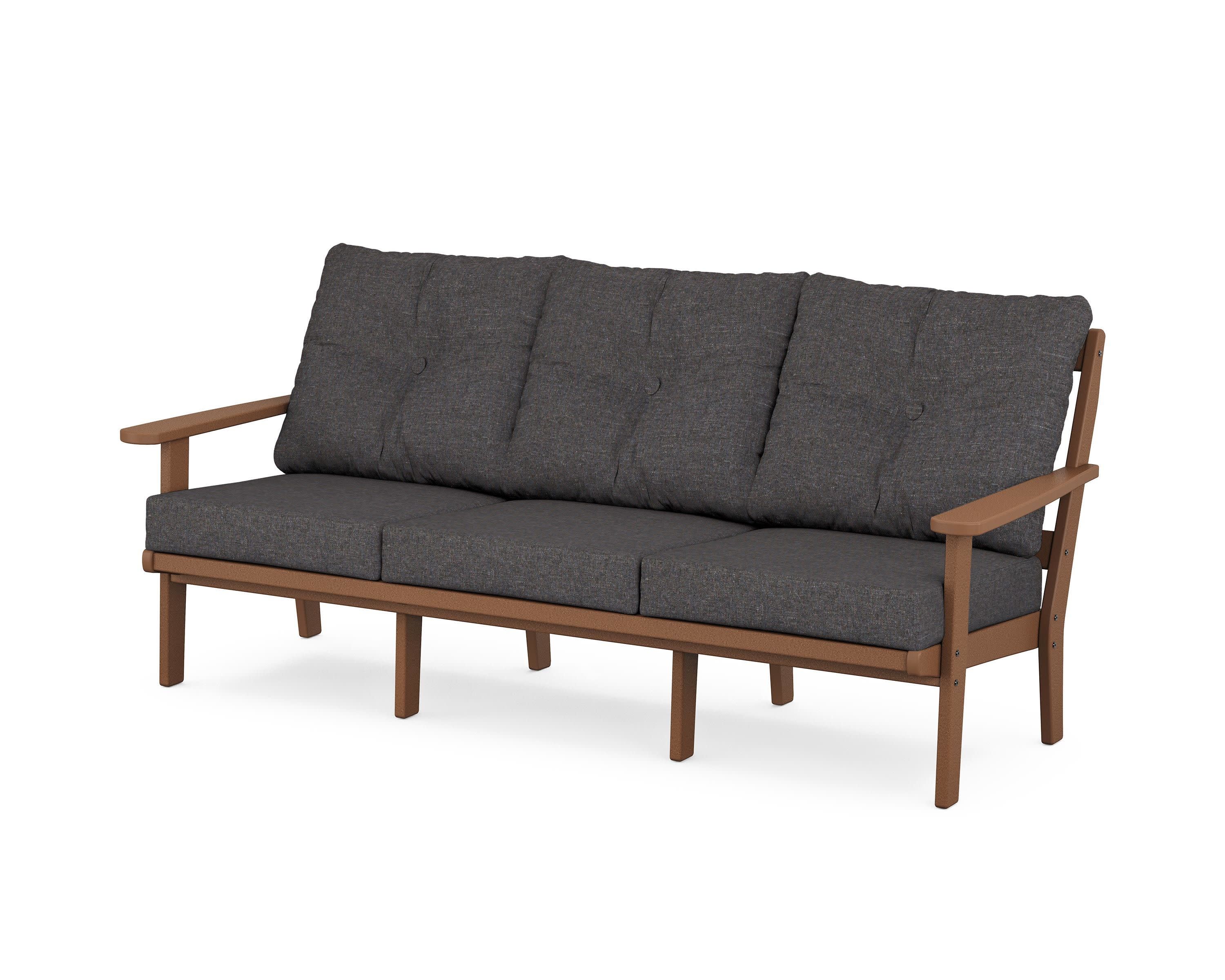 Cape Cod Deep Seating Sofa in Tree House / Ash Charcoal