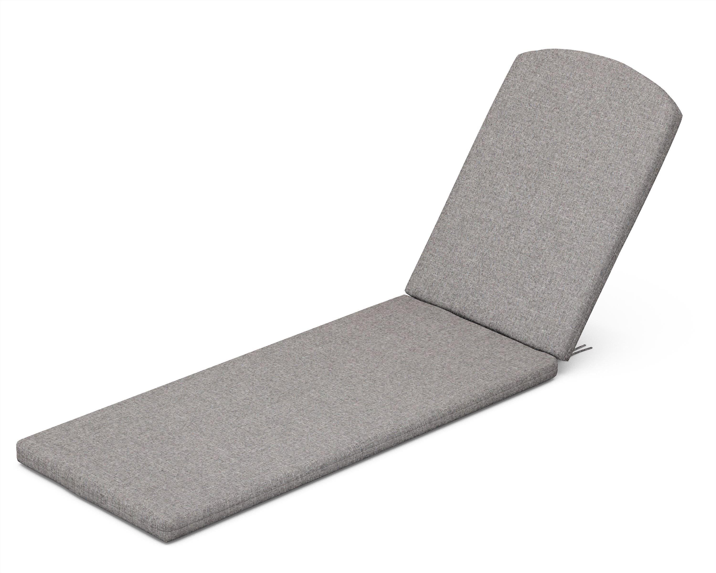 Chaise Cushion - 77"D x 21.25"W x 2.5"H in Grey Mist