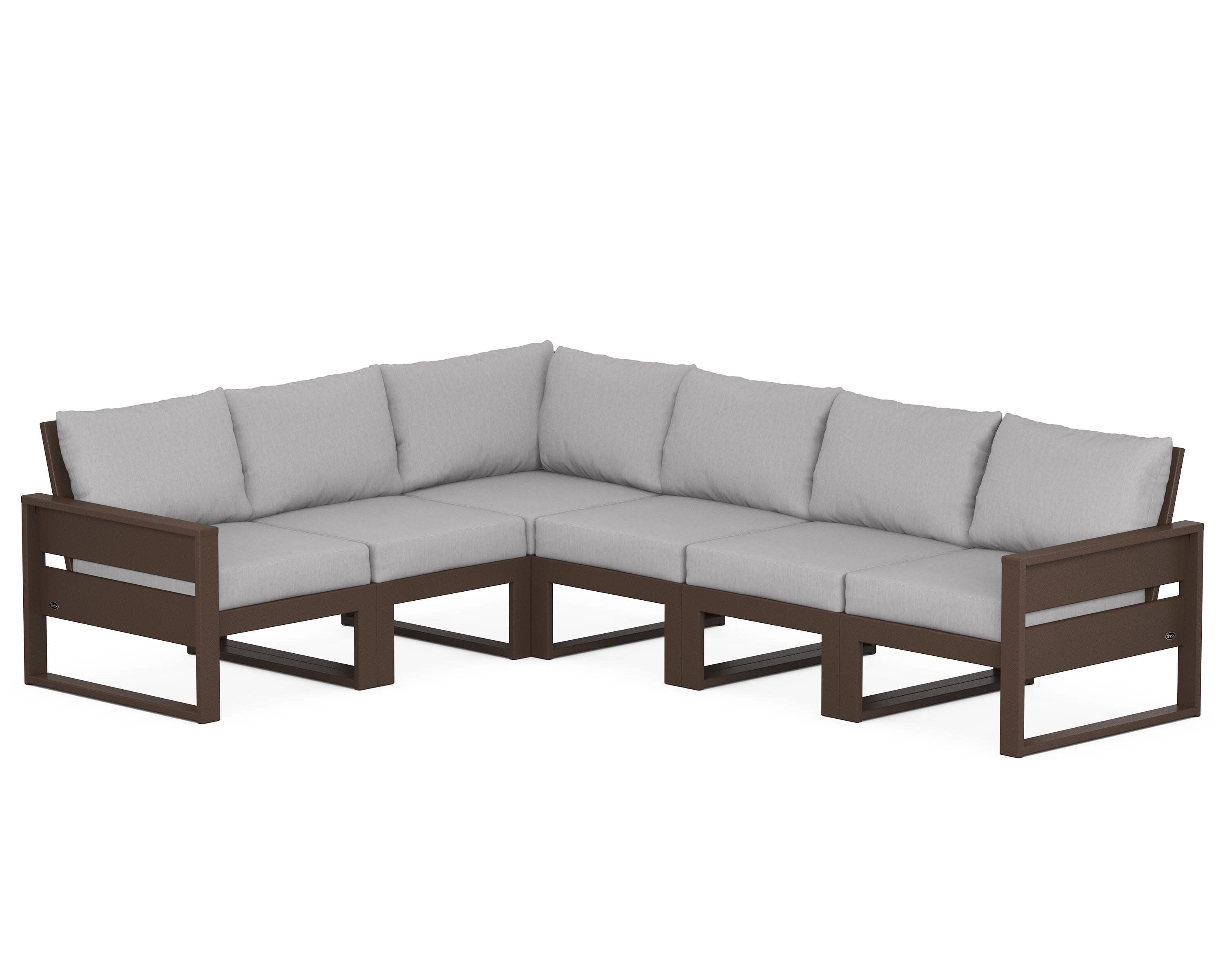 Eastport 6-Piece Sectional in Vintage Lantern / Granite