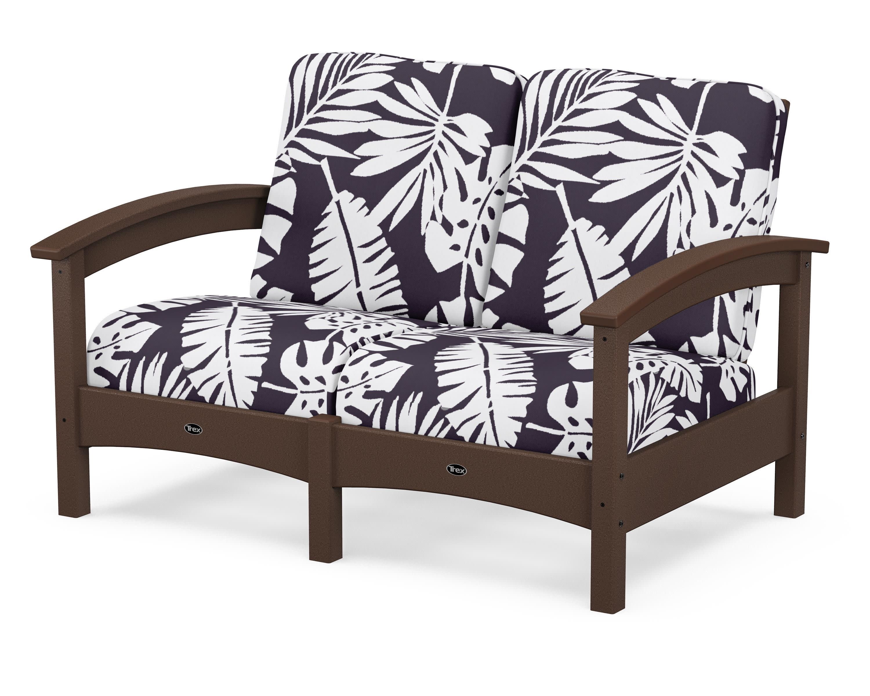 Rockport Club Loveseat in Vintage Lantern / Leaf Navy