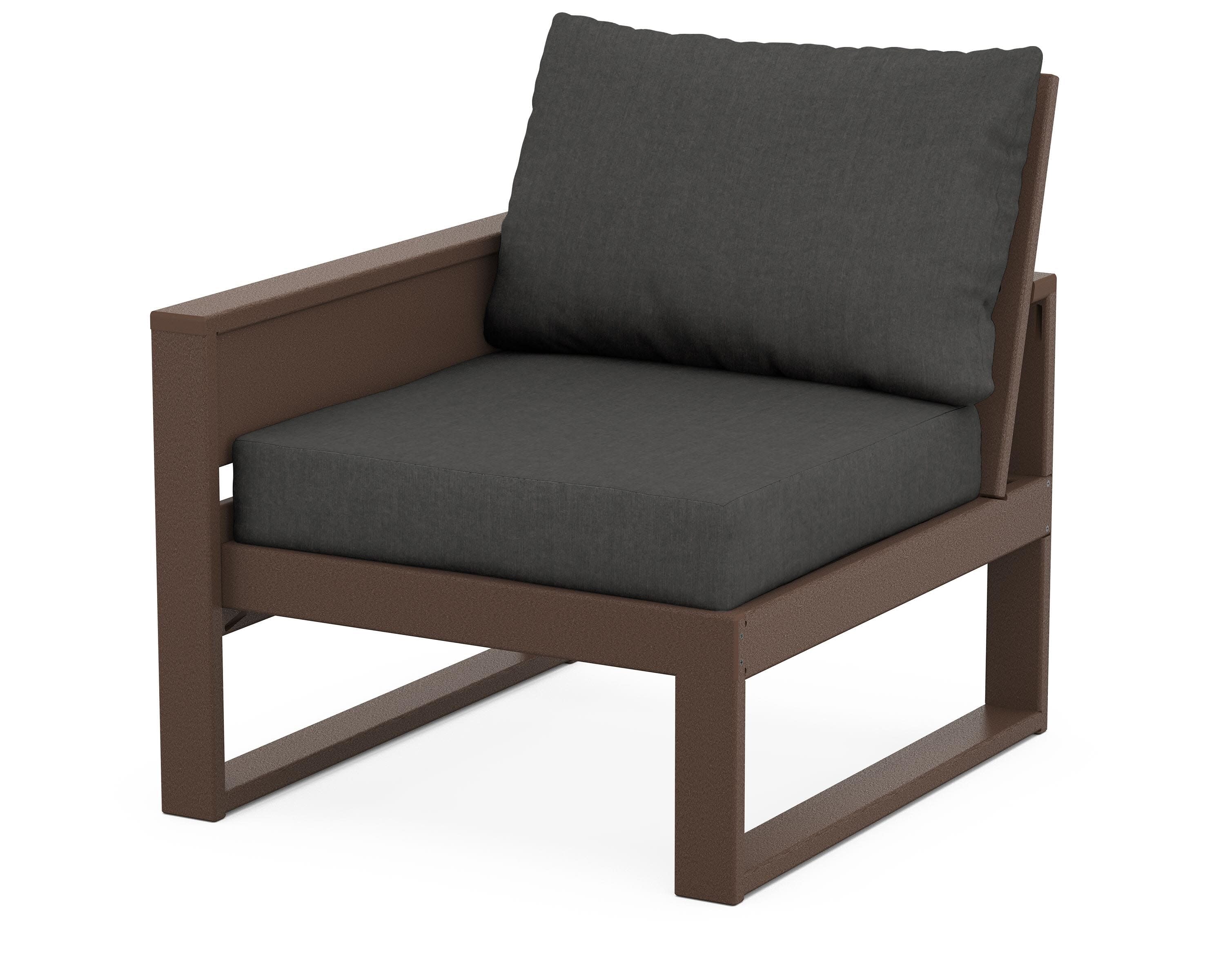 Eastport Modular Left Arm Chair in Vintage Lantern / Spectrum Carbon
