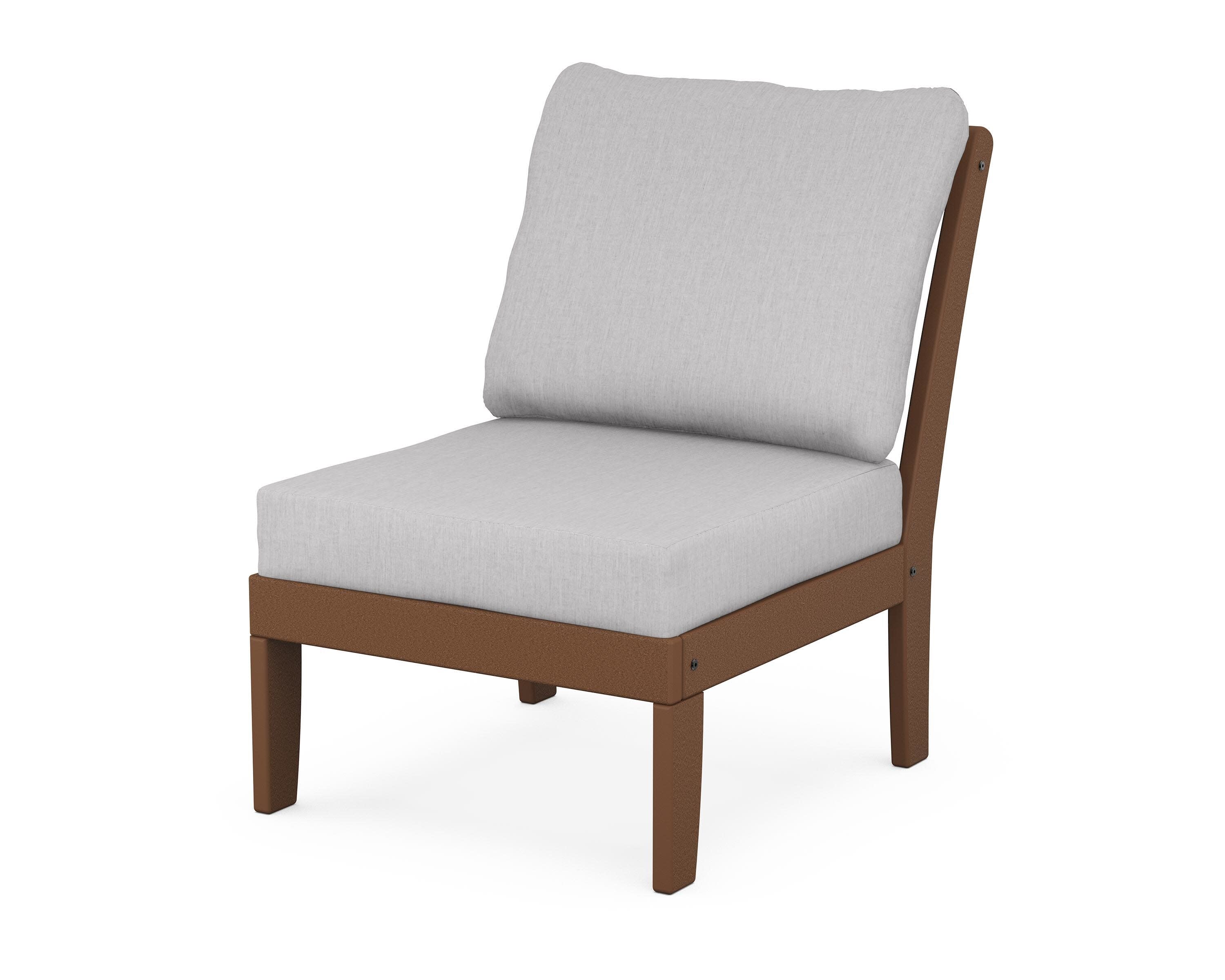 Yacht Club Modular Armless Chair in Tree House / Granite