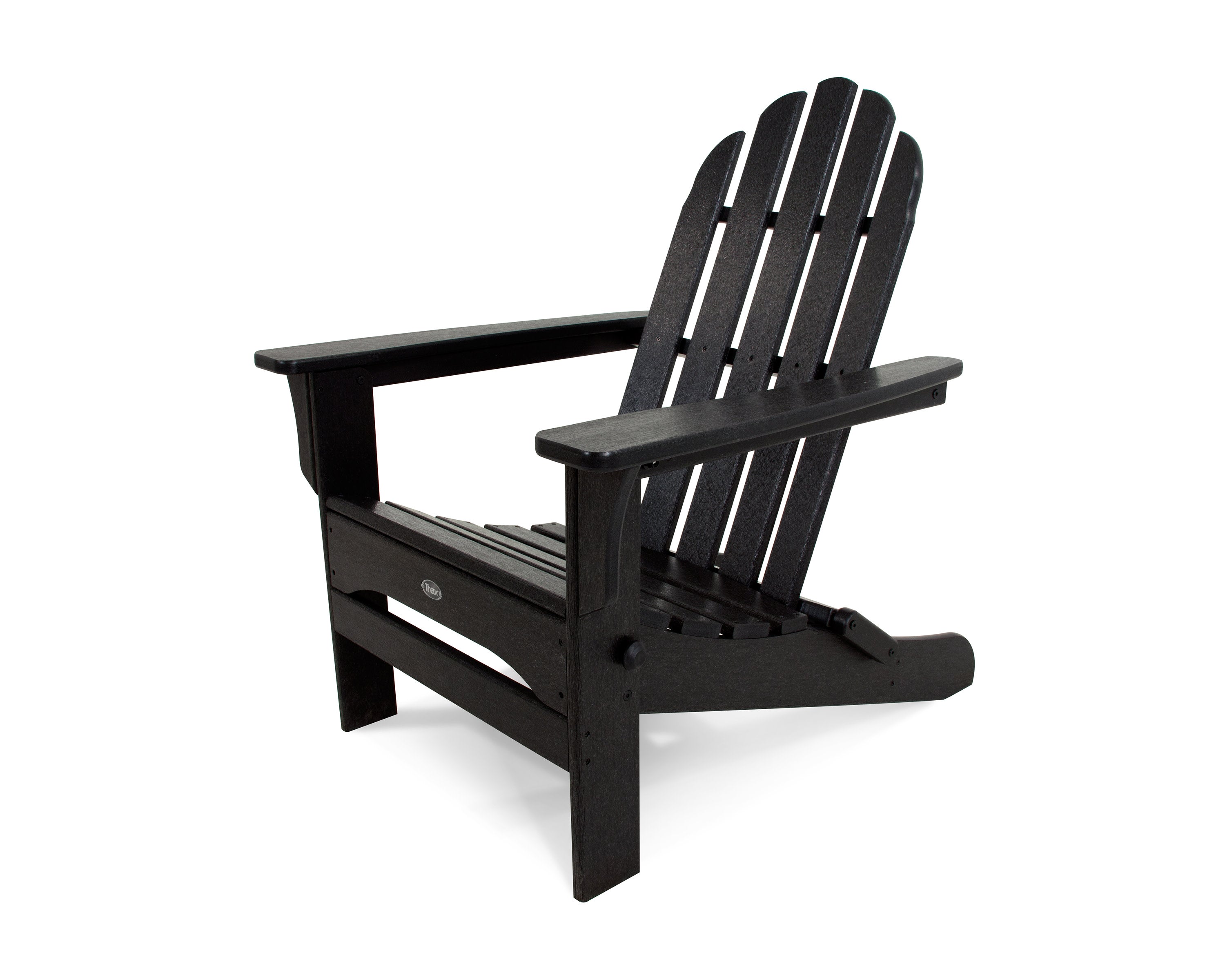 Cape Cod Folding Adirondack in Charcoal Black