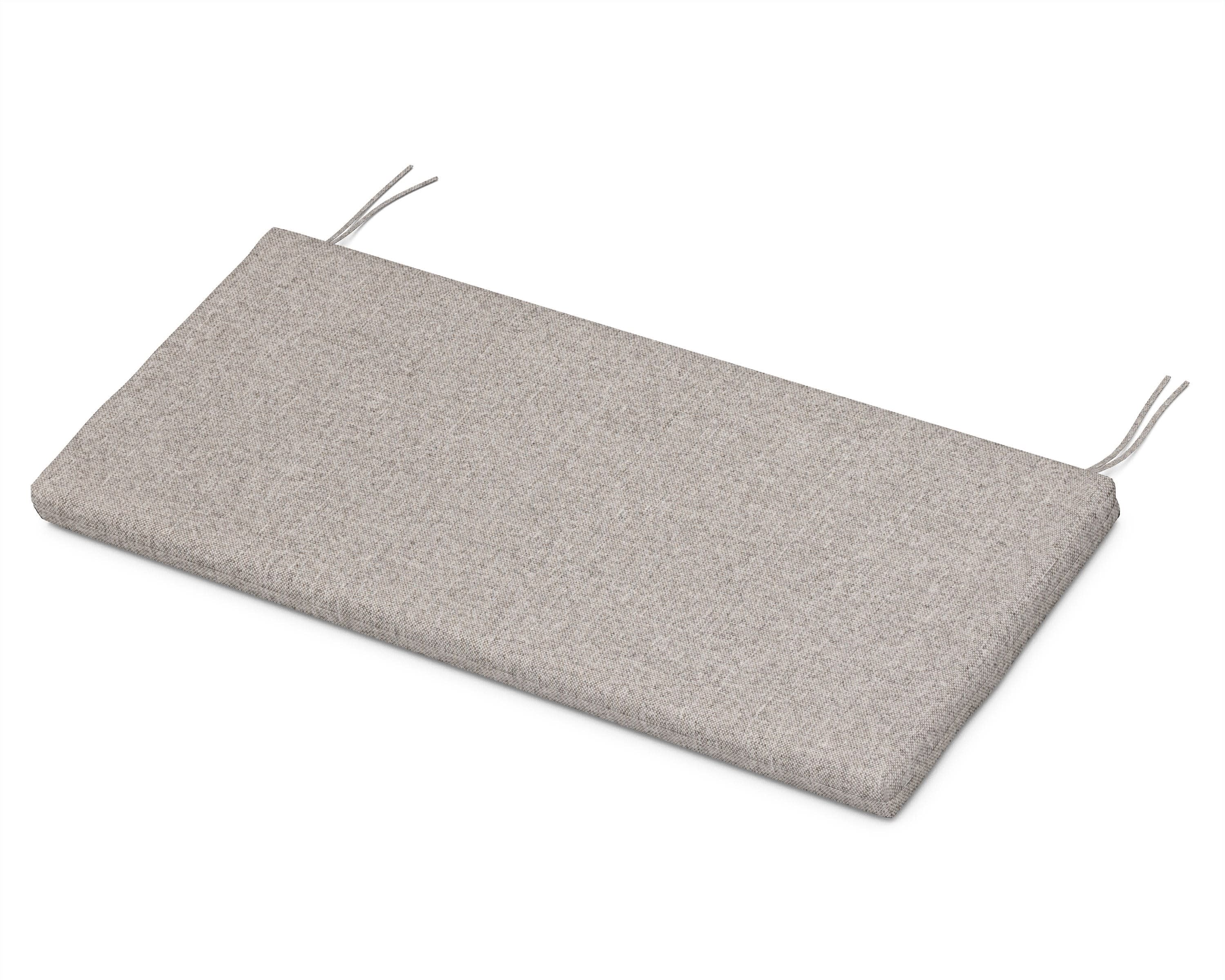 Bench Seat Cushion - 18.5"D x 43.5"W x 2.5"H in Weathered Tweed