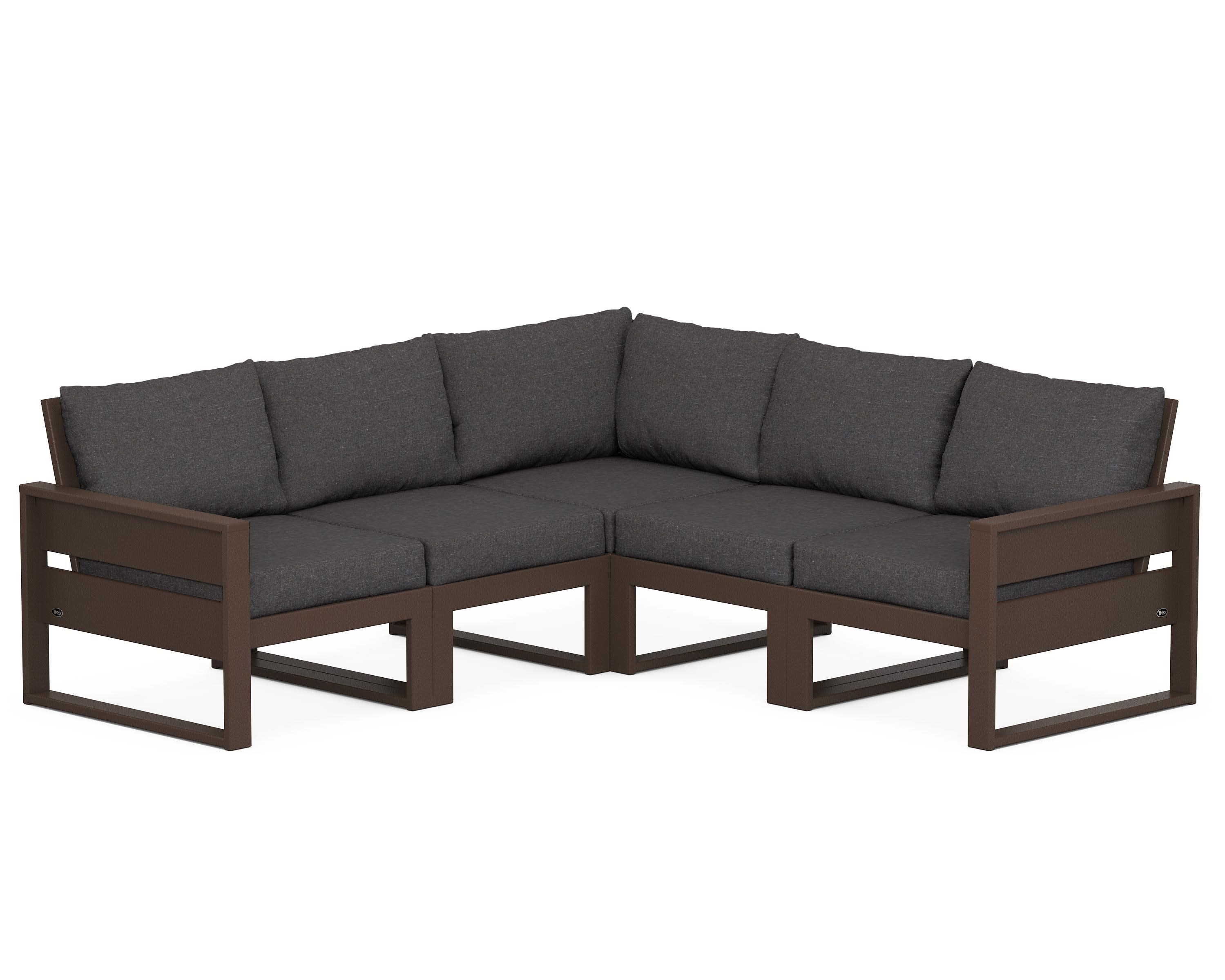Eastport 5-Piece Sectional in Vintage Lantern / Ash Charcoal