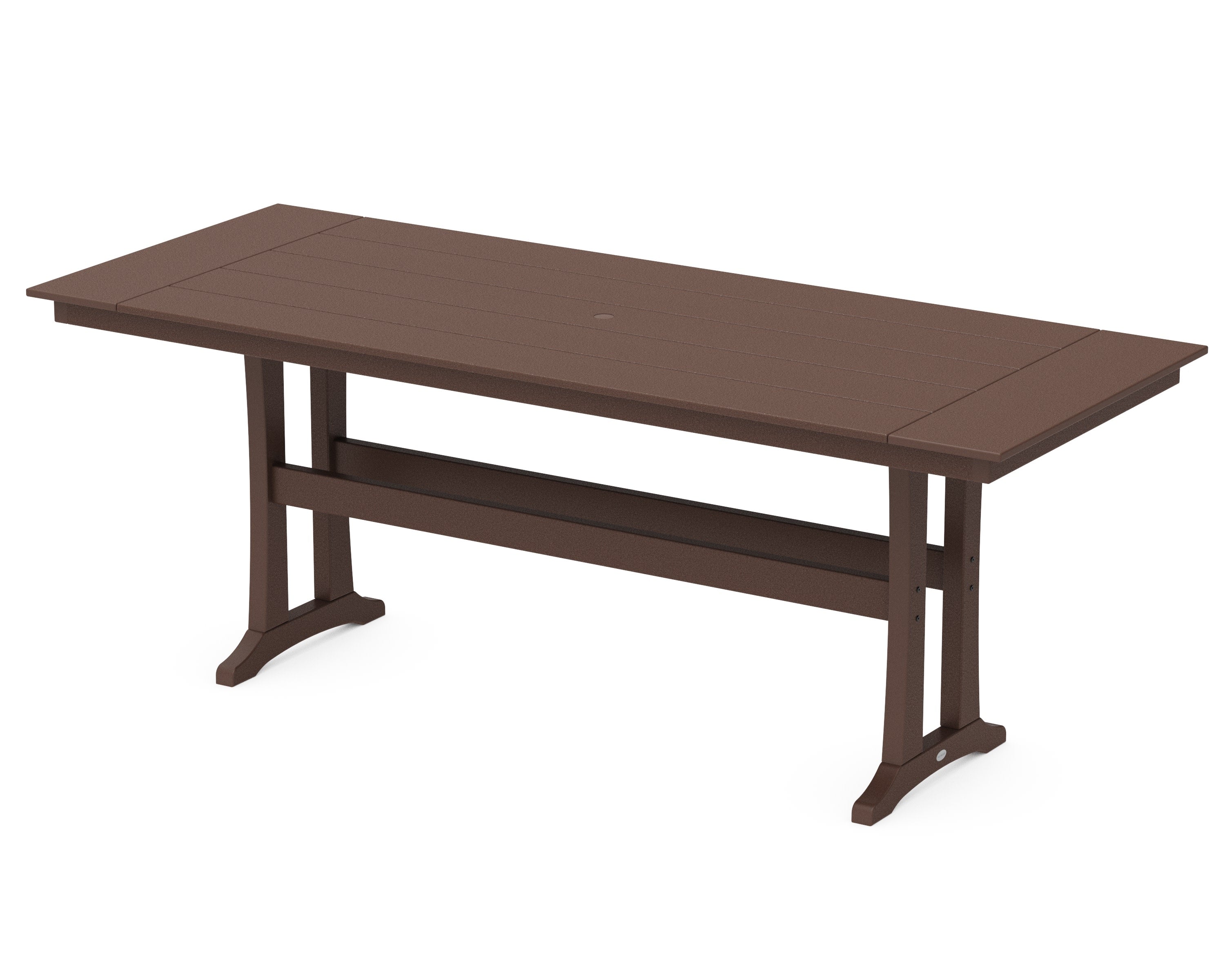 Farmhouse Trestle 38 x 96 Counter Table in Vintage Lantern