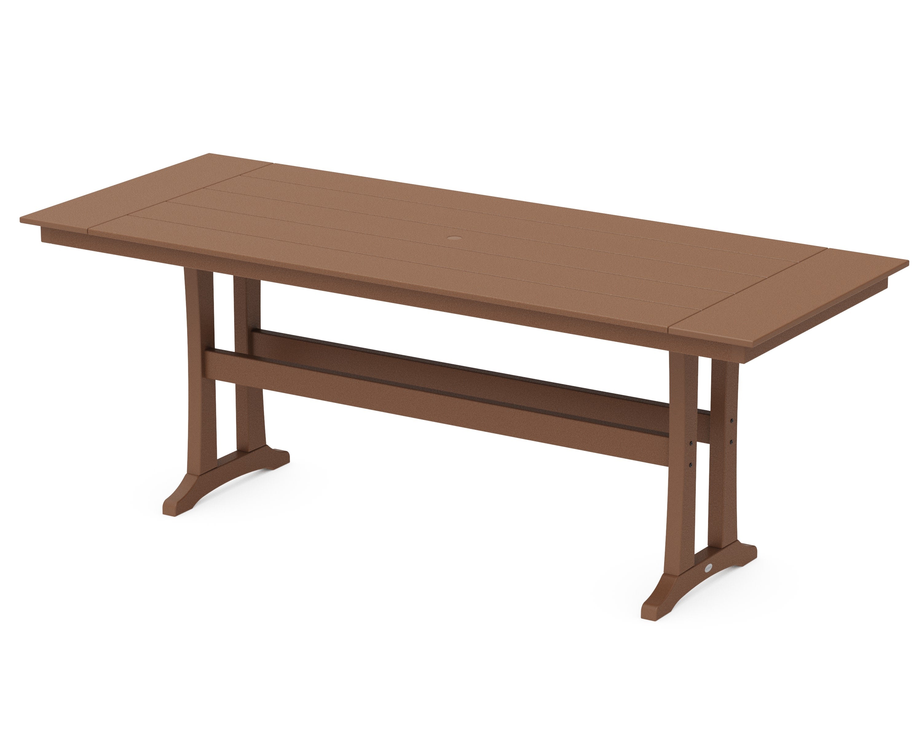 Farmhouse Trestle 38 x 96 Counter Table in Tree House
