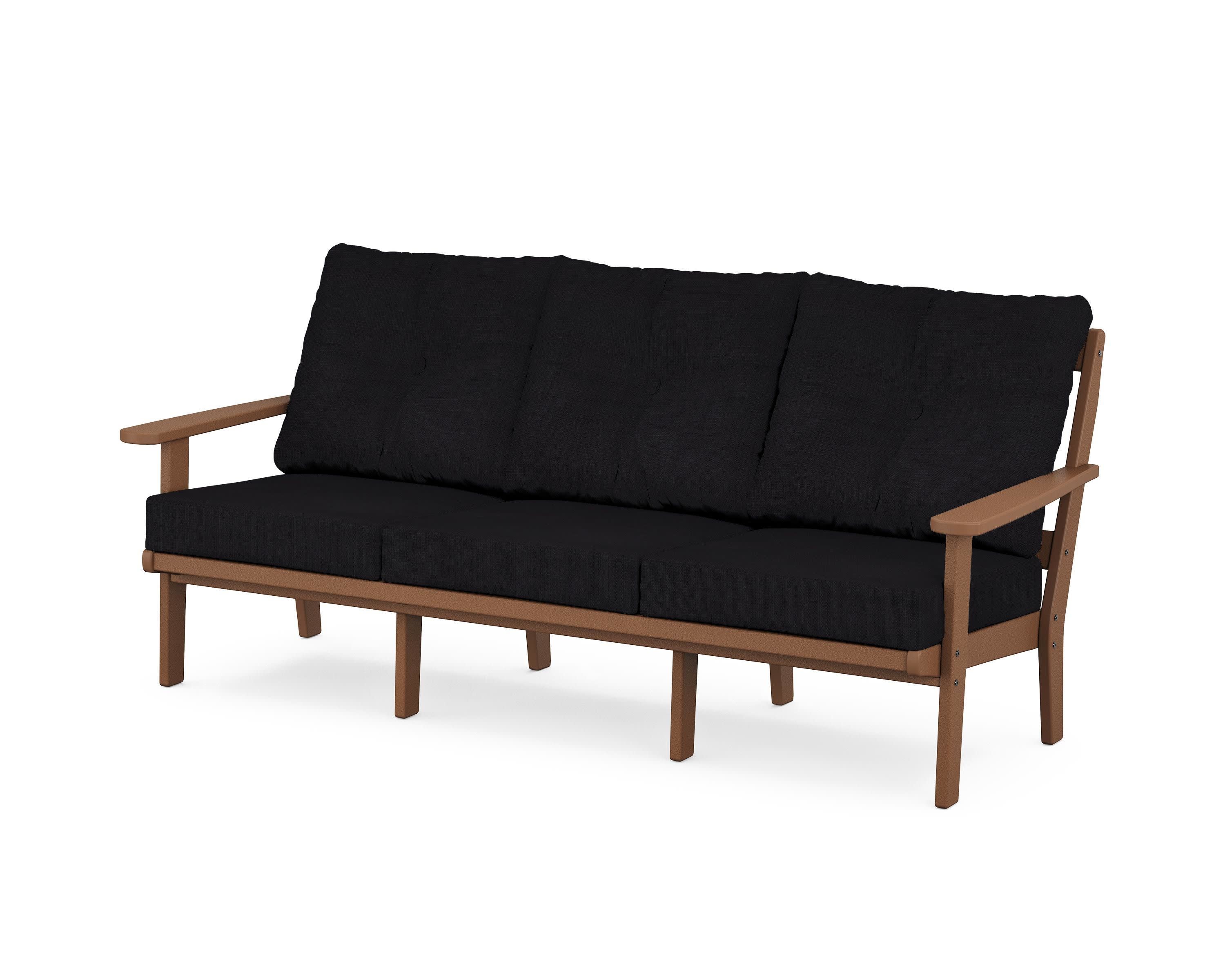 Cape Cod Deep Seating Sofa in Tree House / Midnight Linen