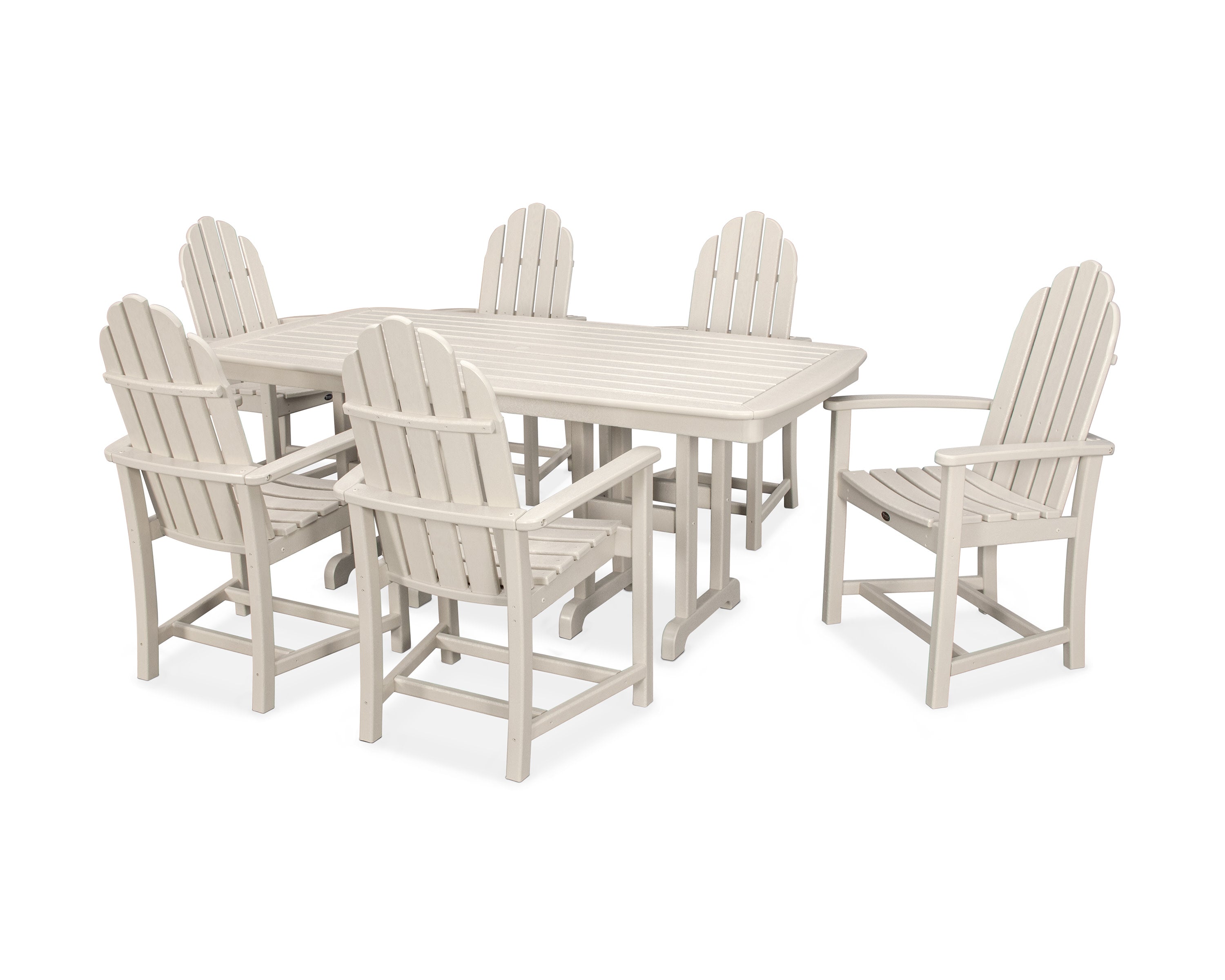 Cape Cod 7-Piece Dining Set in Sand Castle