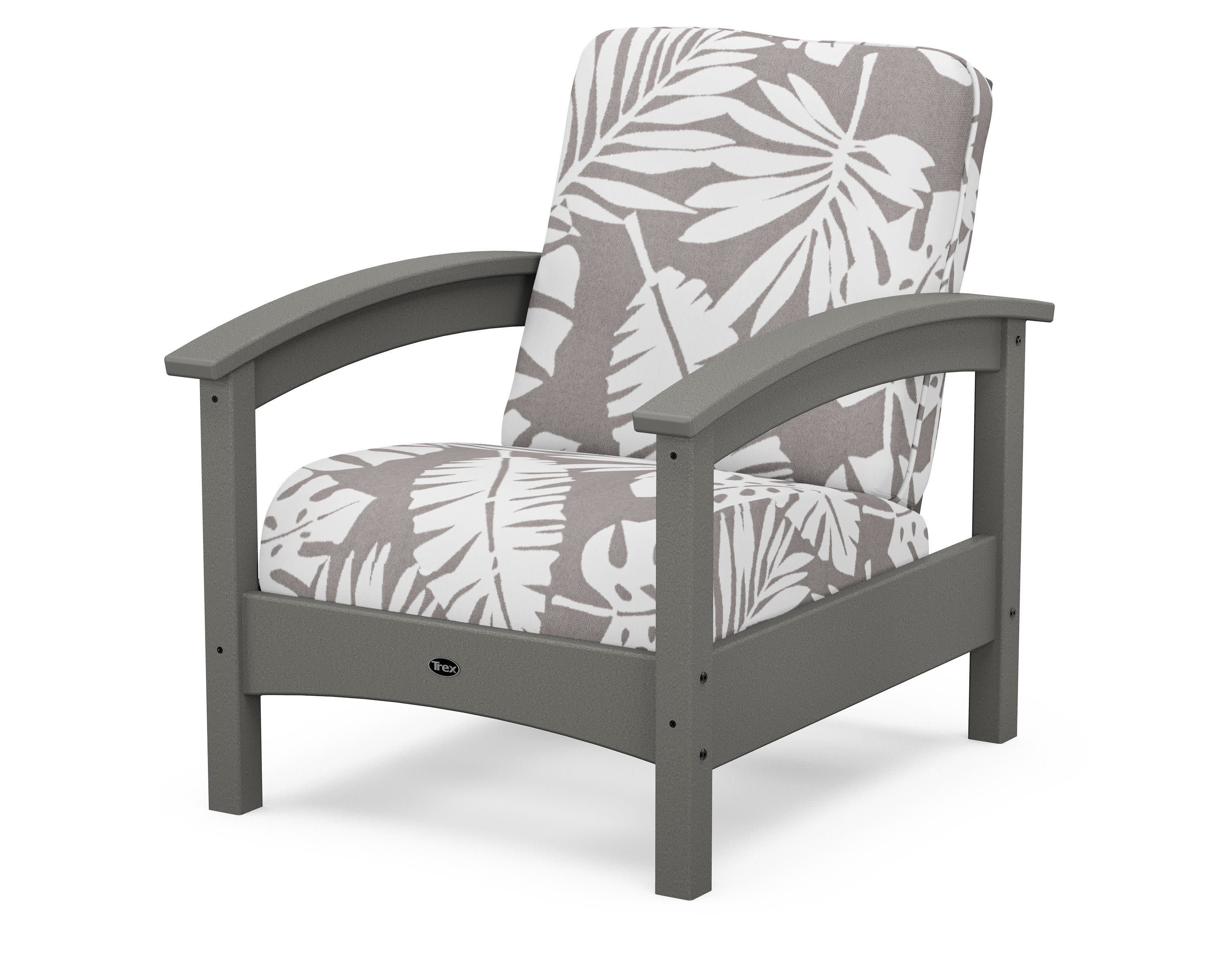 Rockport Club Chair in Stepping Stone / Leaf Grey Mist